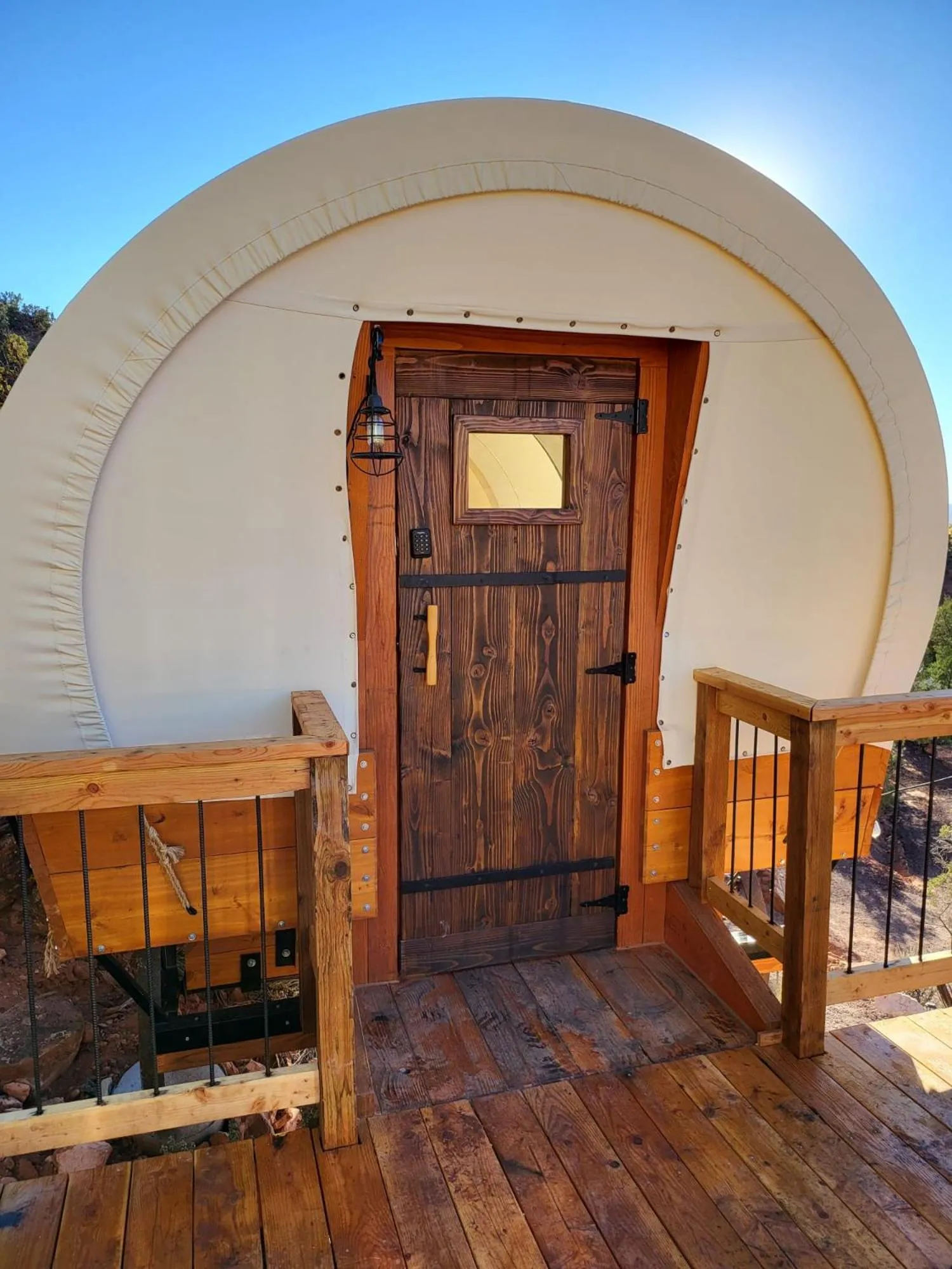 Patio in Zion View Camping