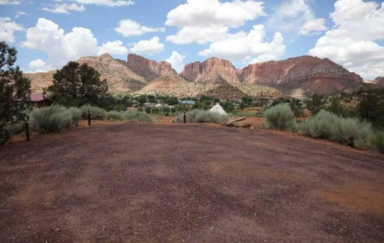 Natural landscape in Zion View Camping