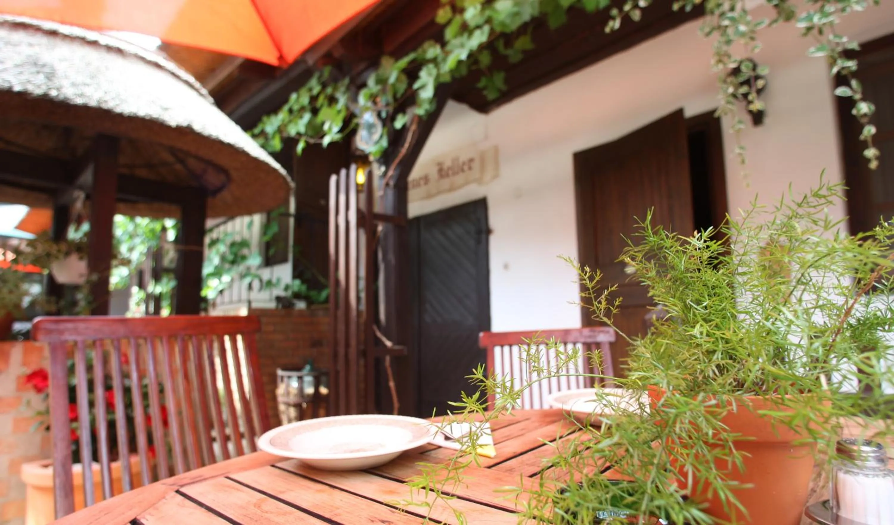 Patio in Hotel Johannes-Zeche