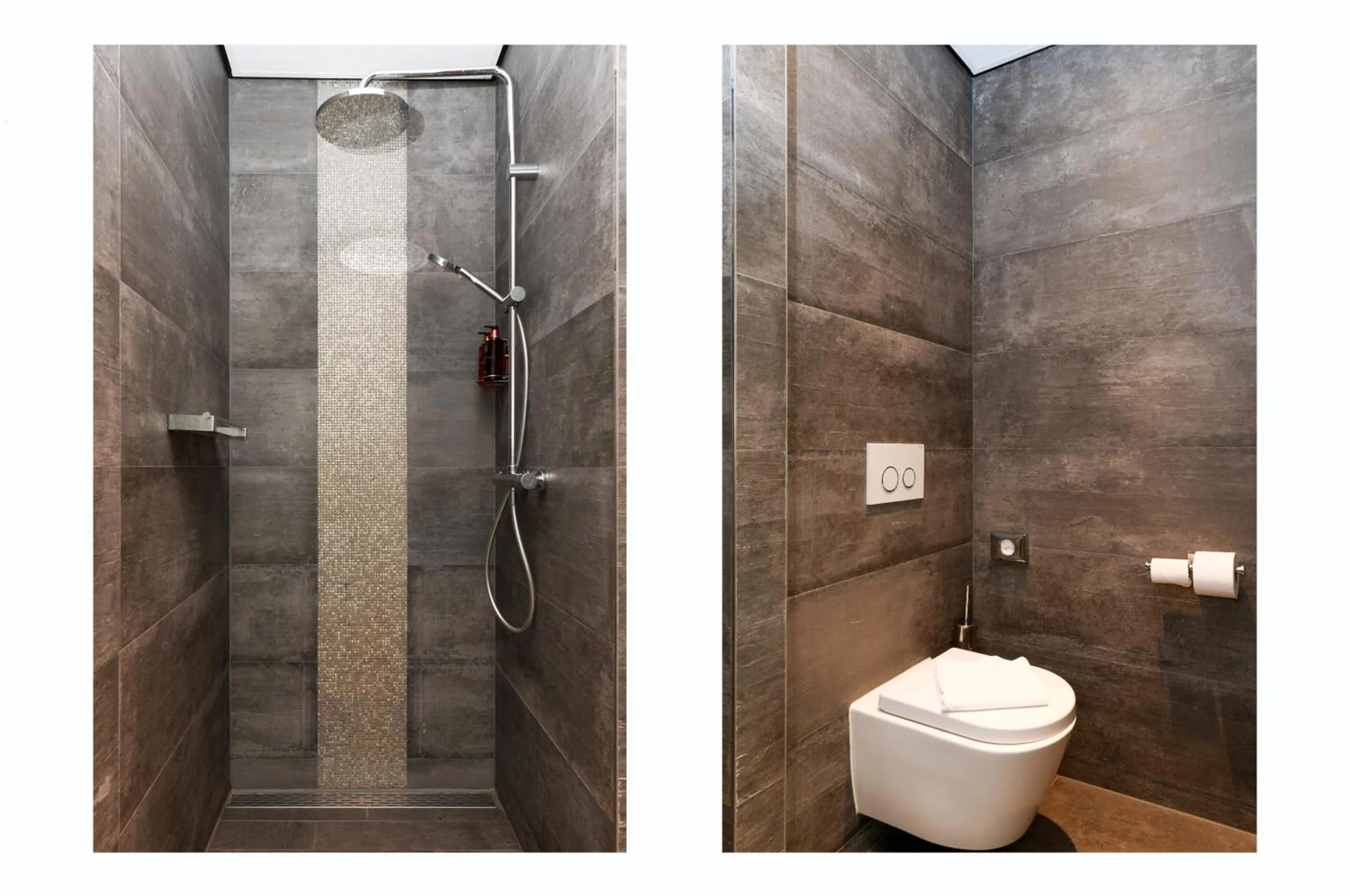 Shower in Hotel De Roode Schuur