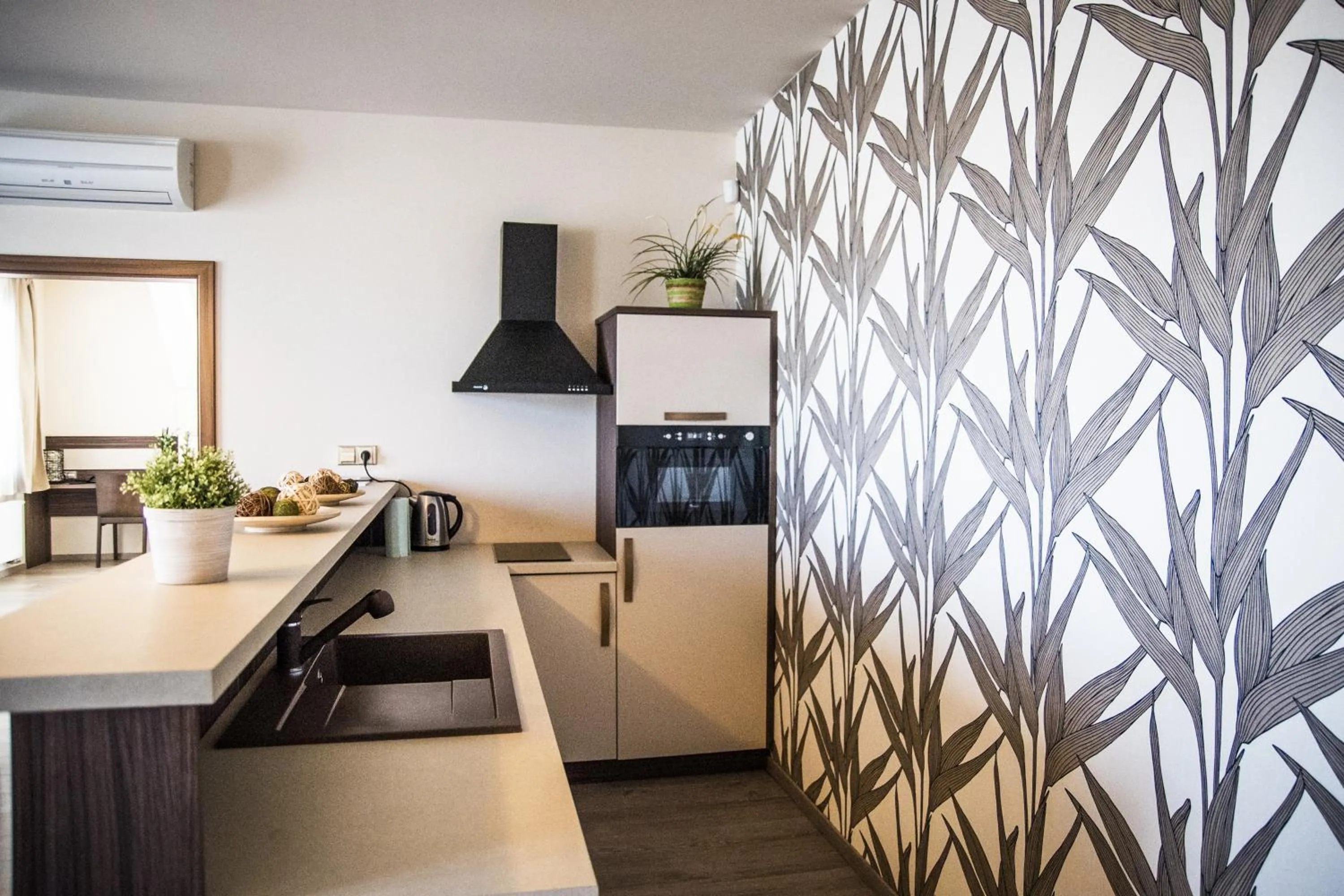 Kitchen or kitchenette in Hotel Elegance