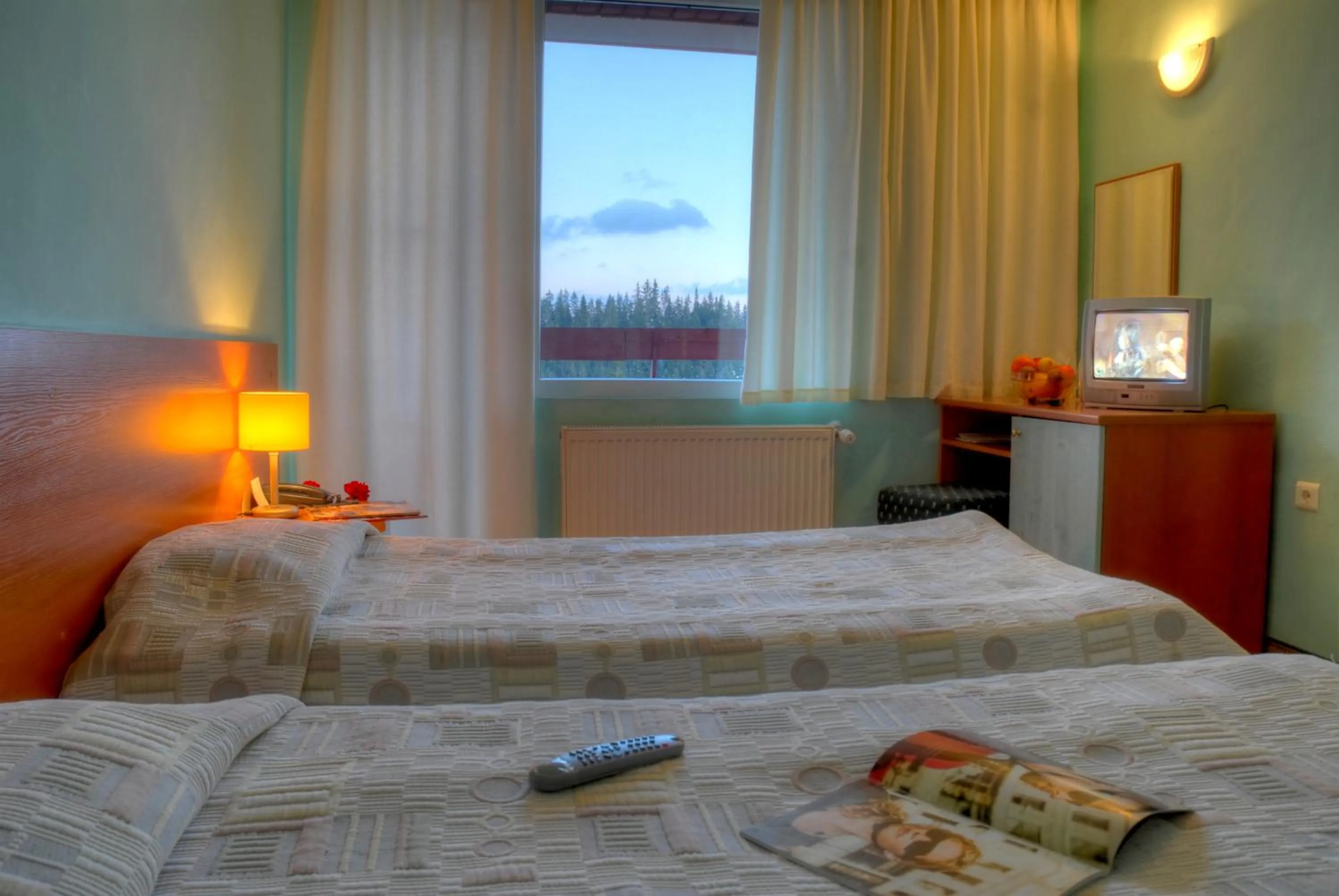 Bed in Hotel Prespa