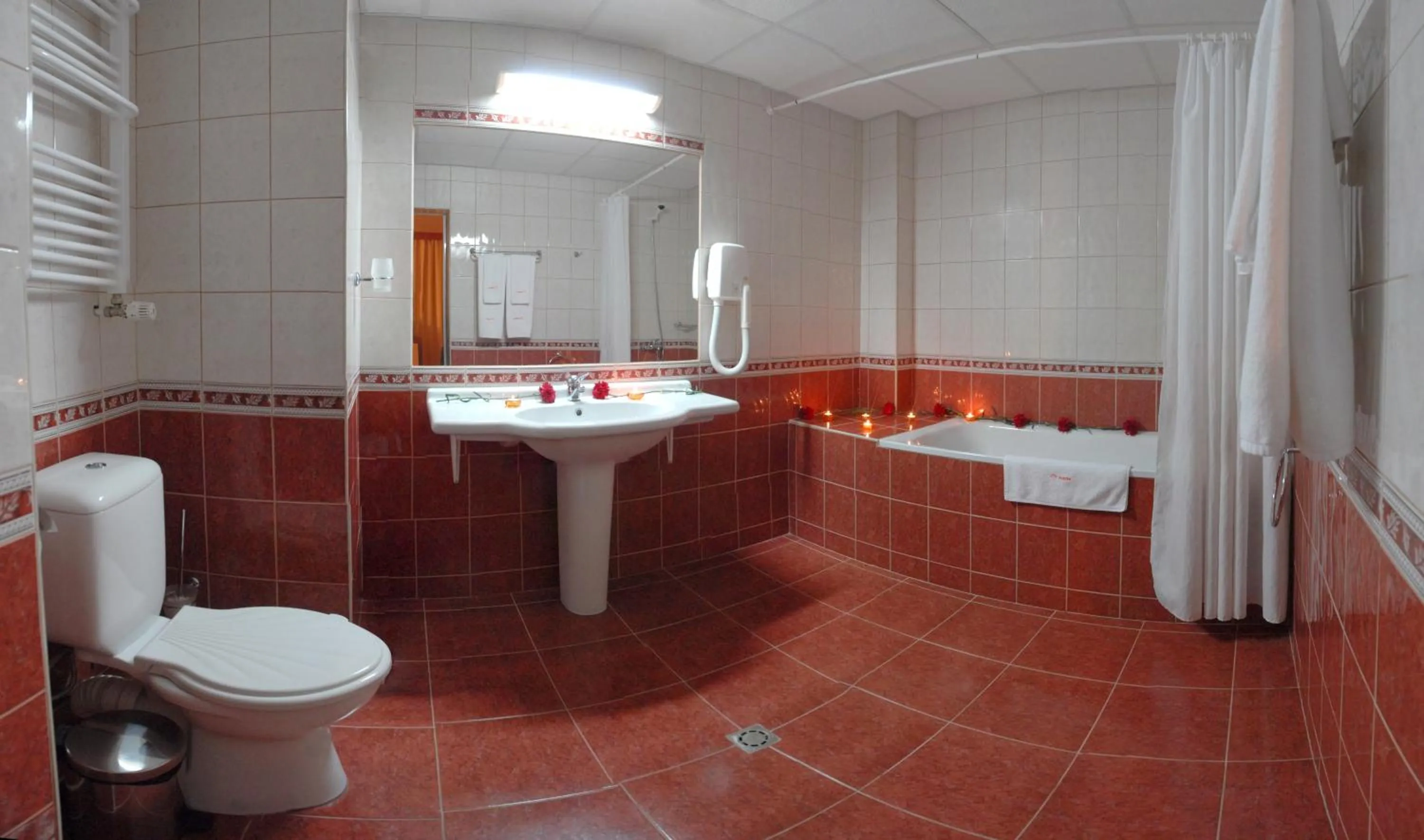 Shower in Hotel Prespa