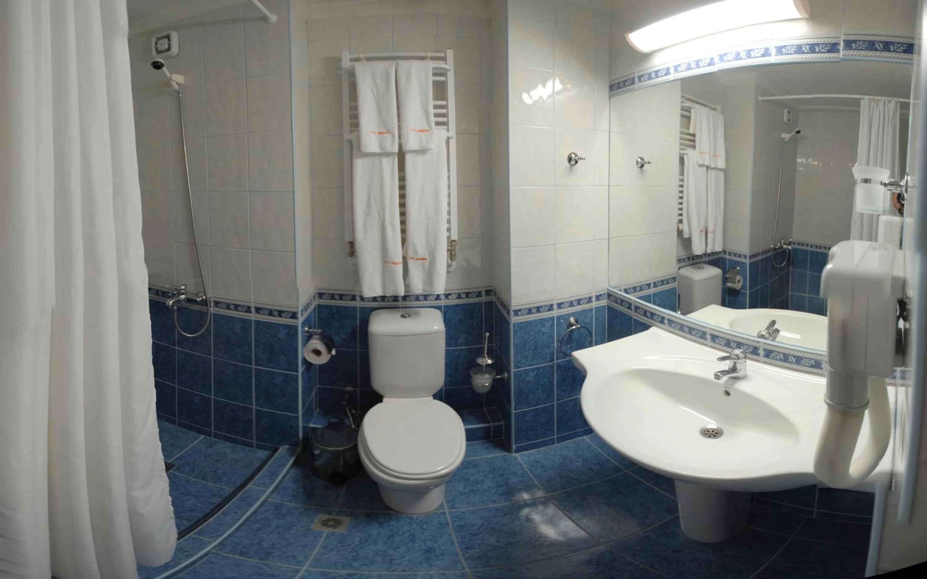 Shower in Hotel Prespa