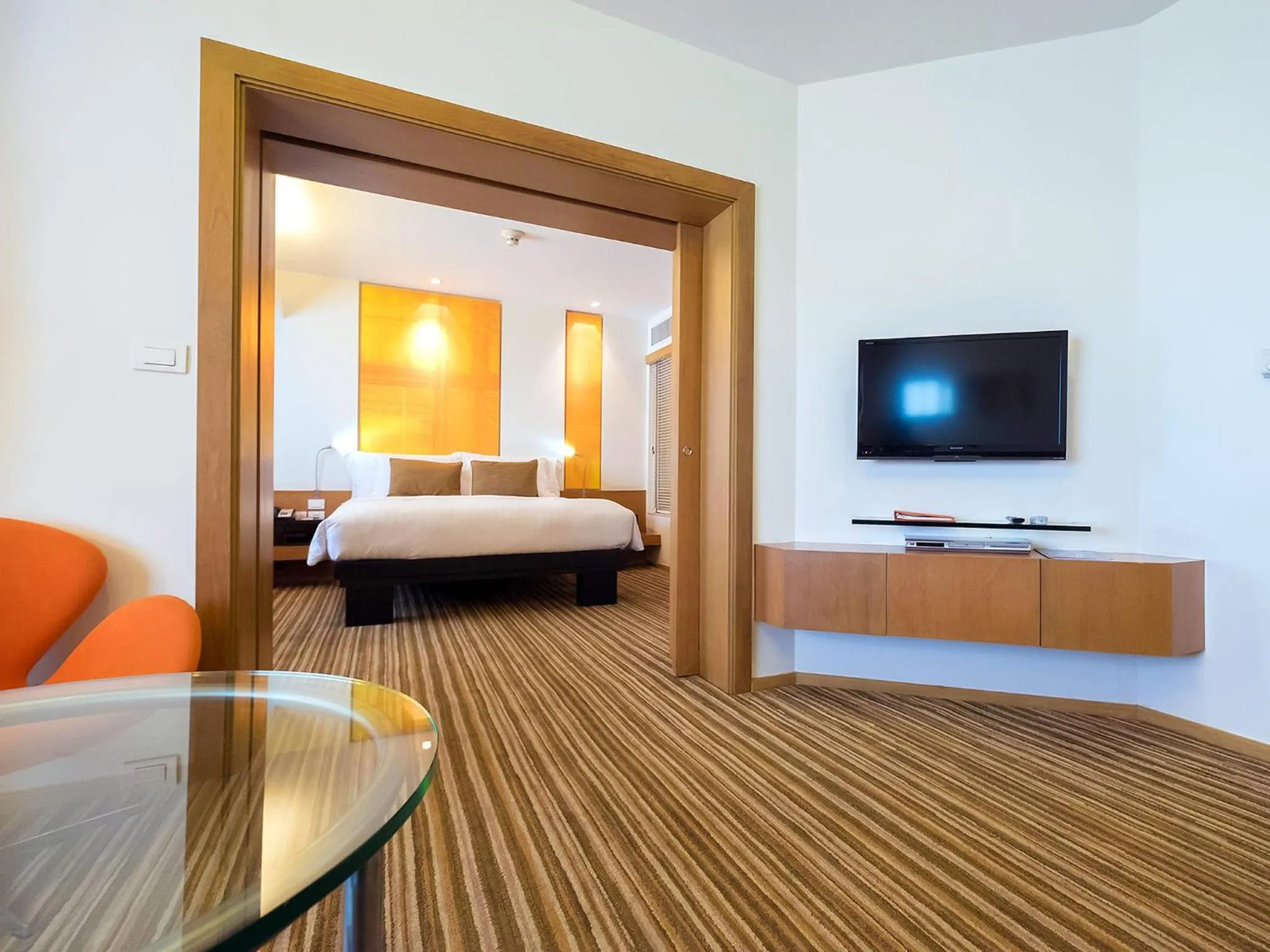 Bed in dusitD2 Chiang Mai