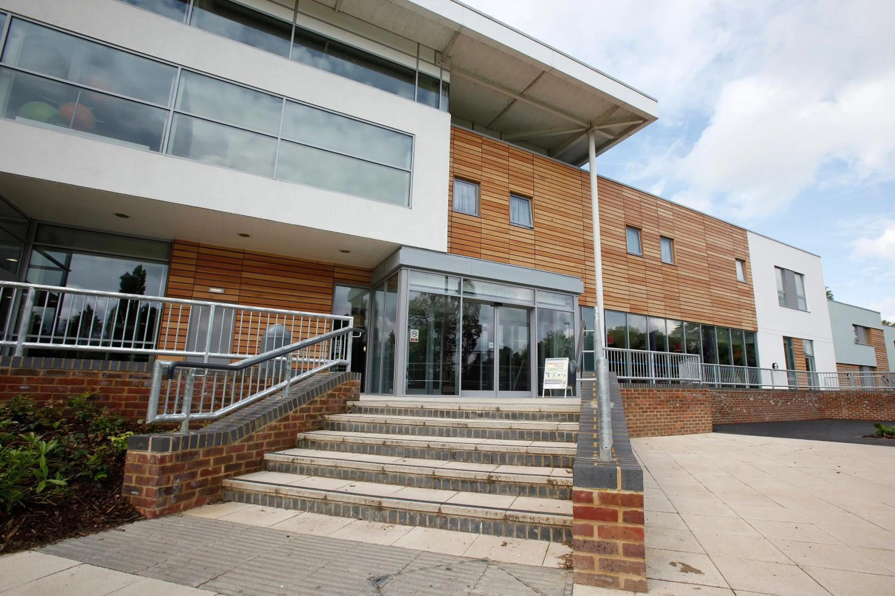 Facade/entrance in Bisham Abbey National Sports Centre