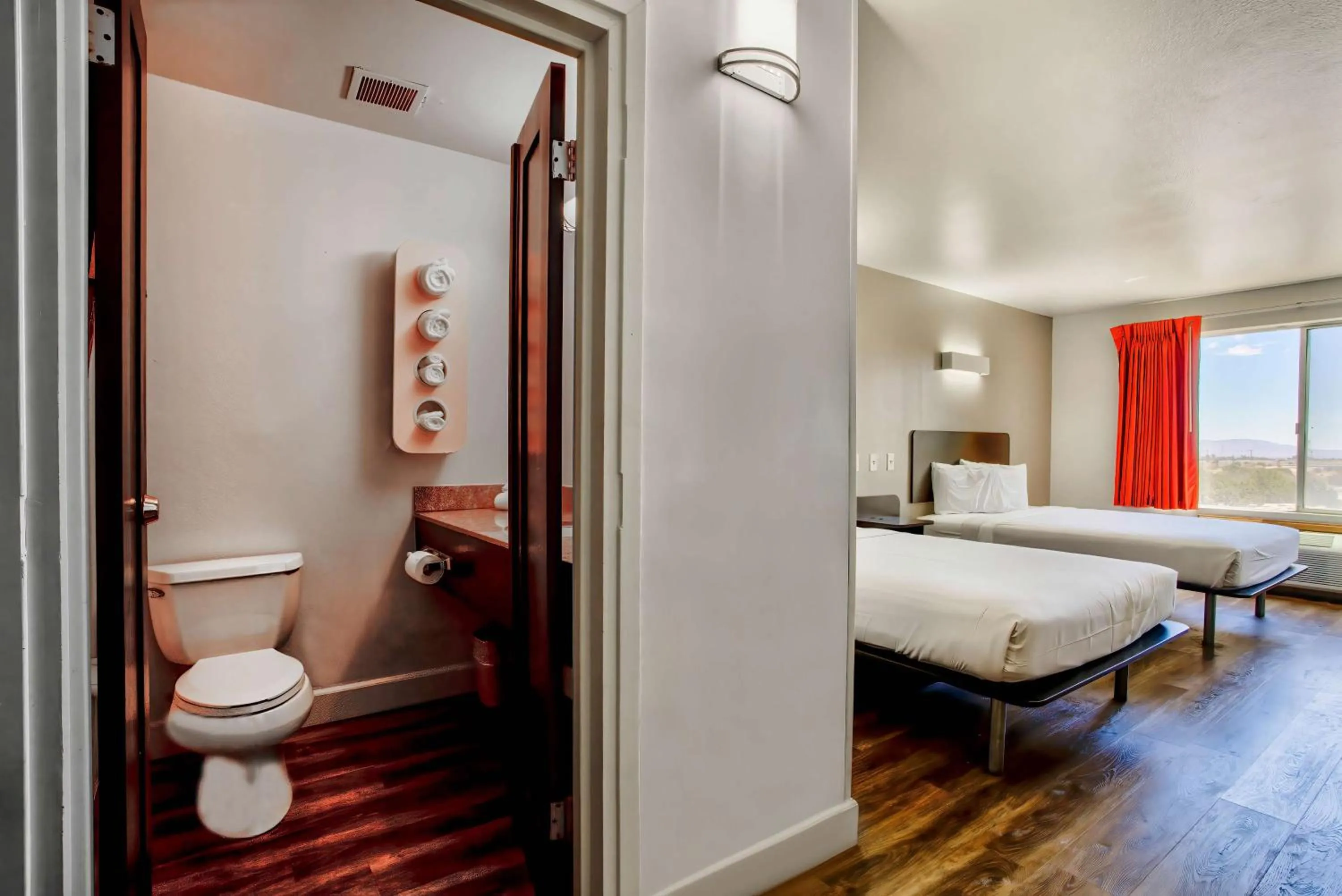 Bedroom, Bed in Motel 6-Hesperia, CA - West Main Street I-15