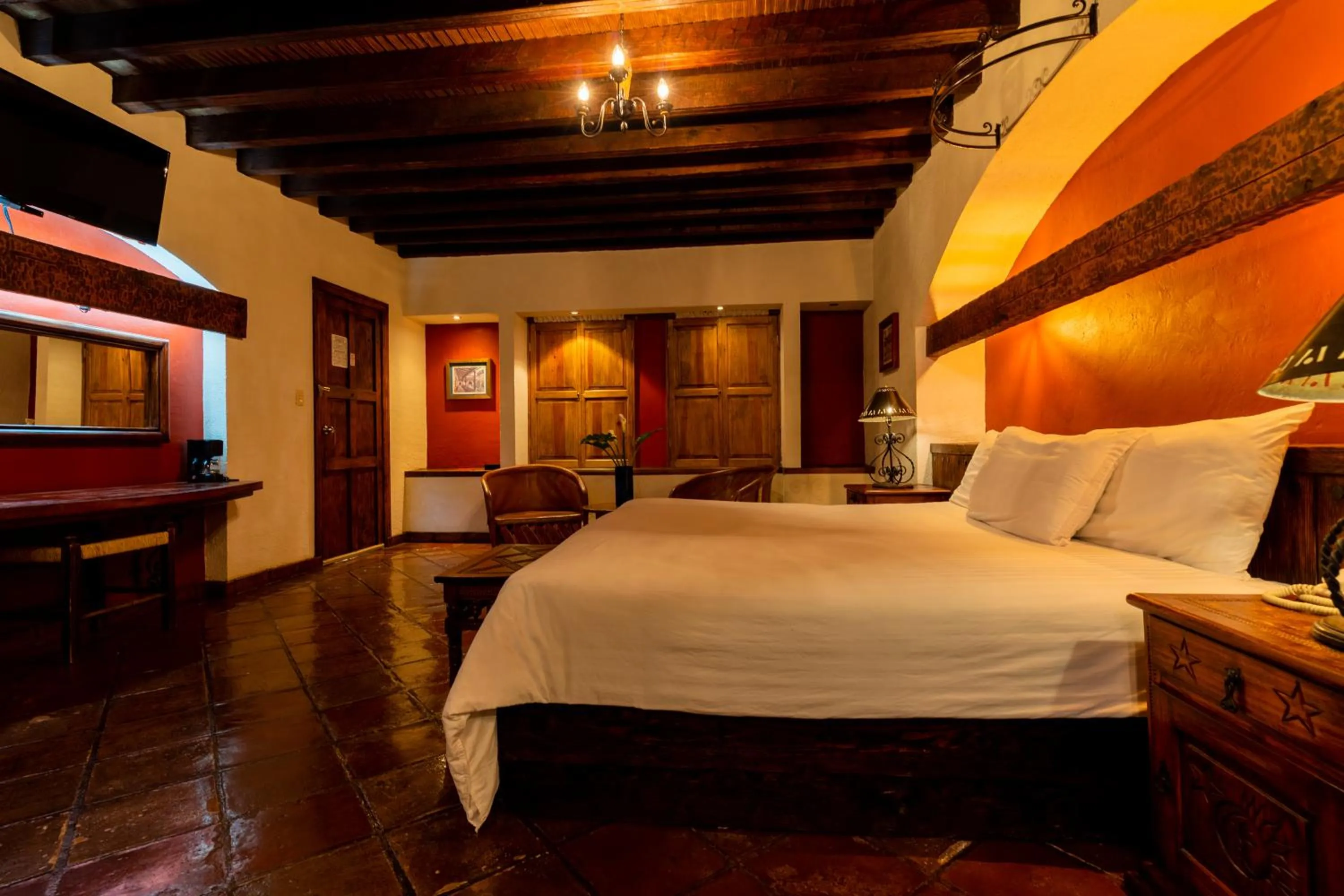 Bed in Mision Patzcuaro