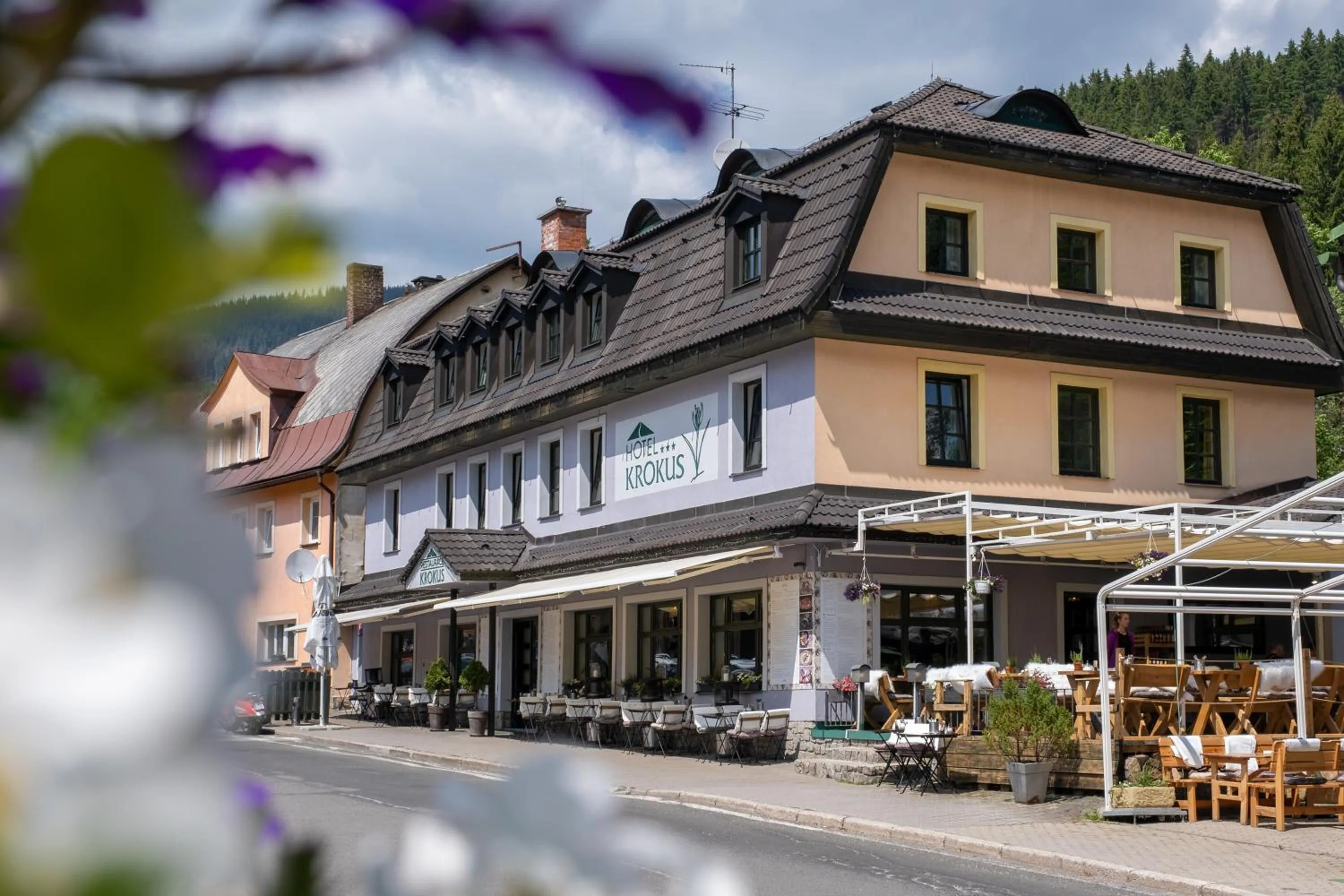 Property building in Hotel Krokus