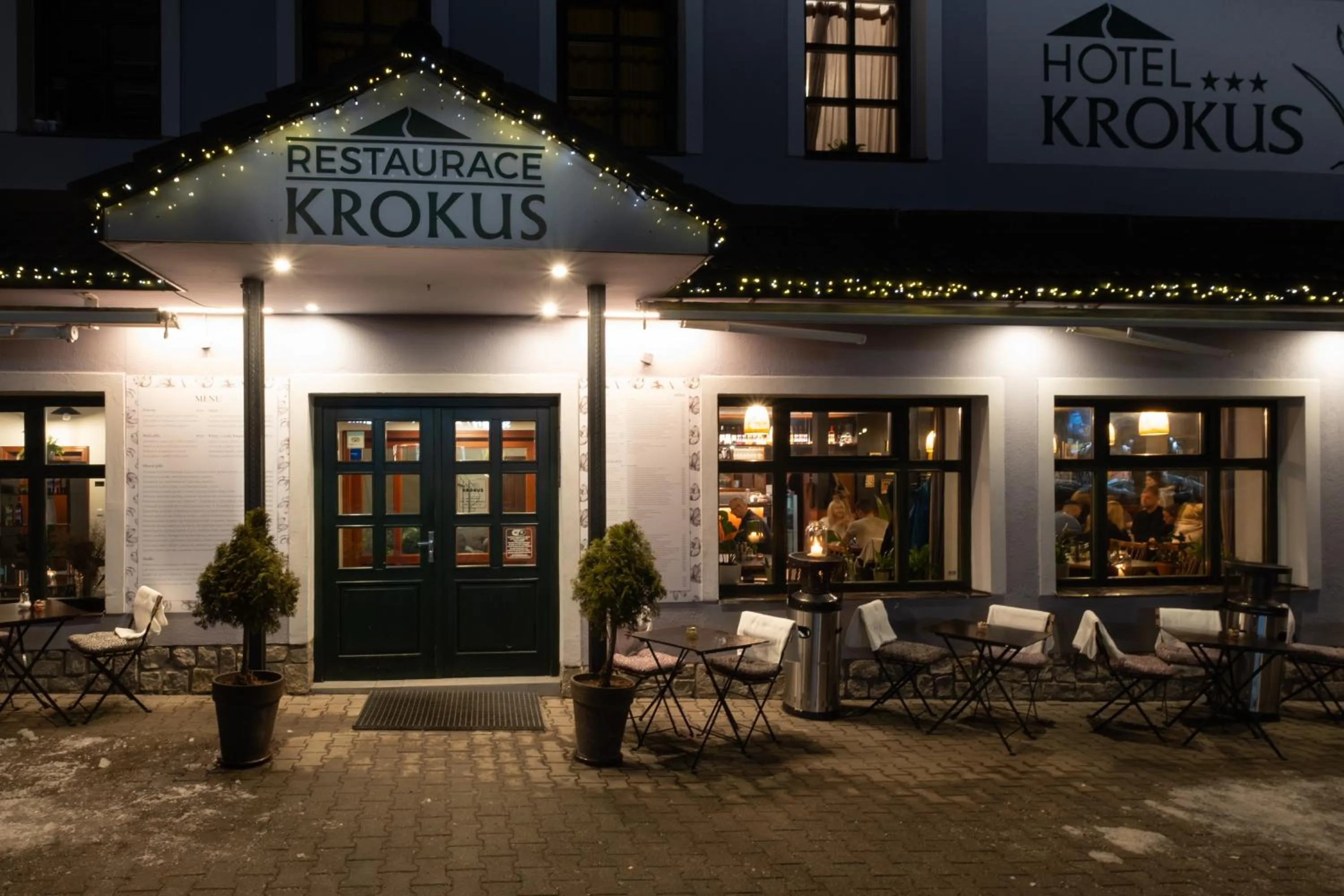 Property building in Hotel Krokus