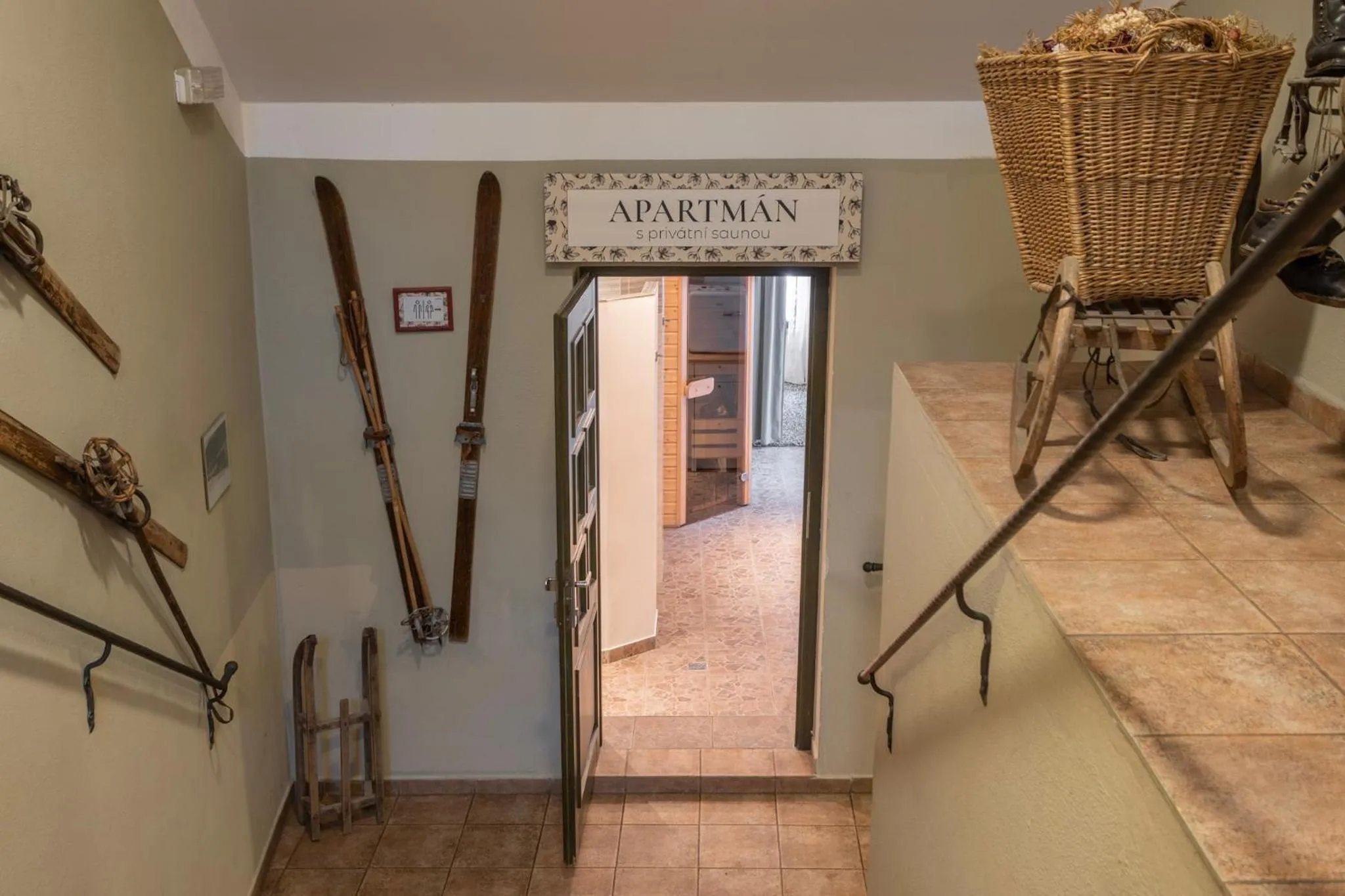 Decorative detail in Hotel Krokus