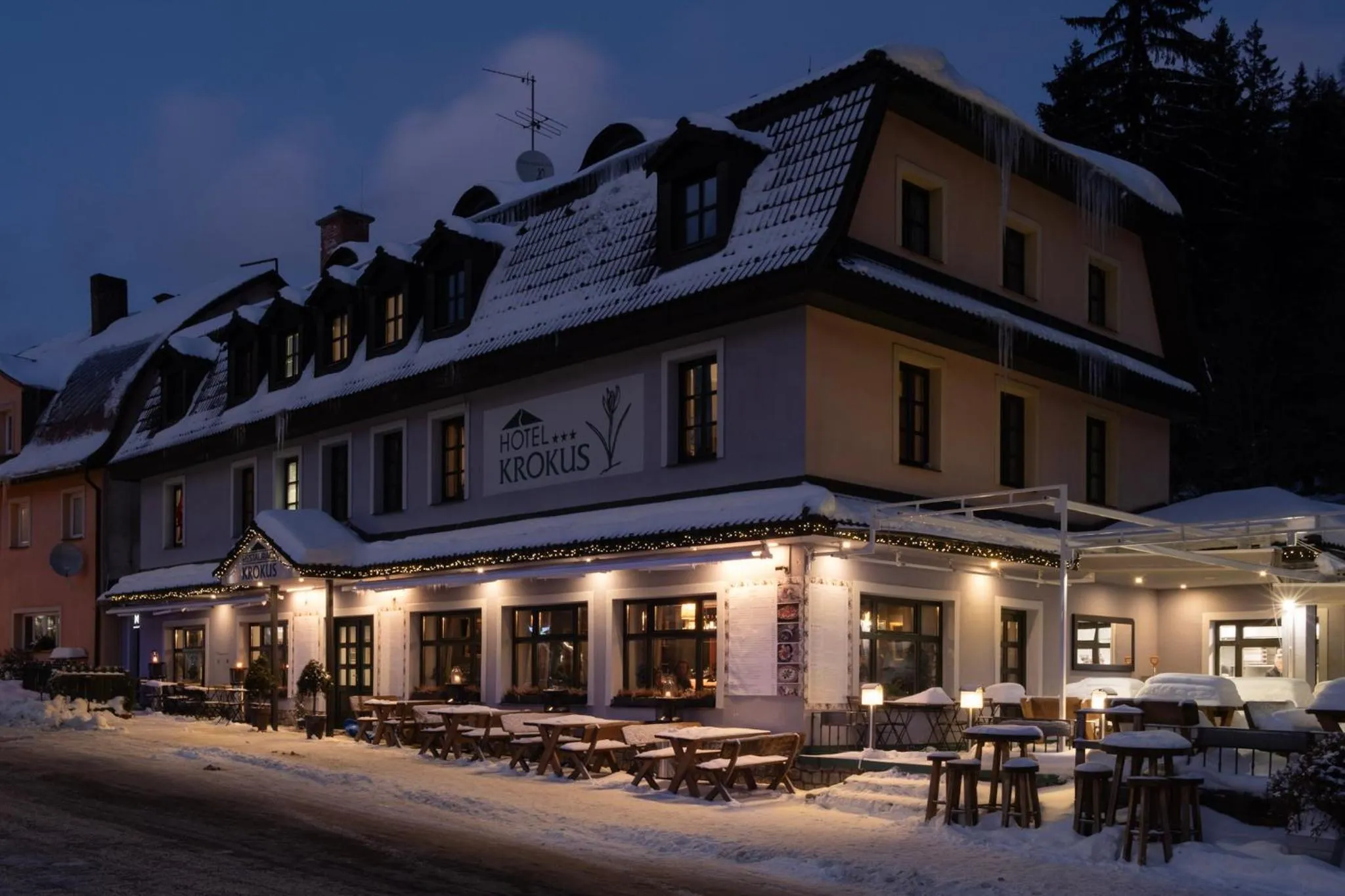 Property building in Hotel Krokus