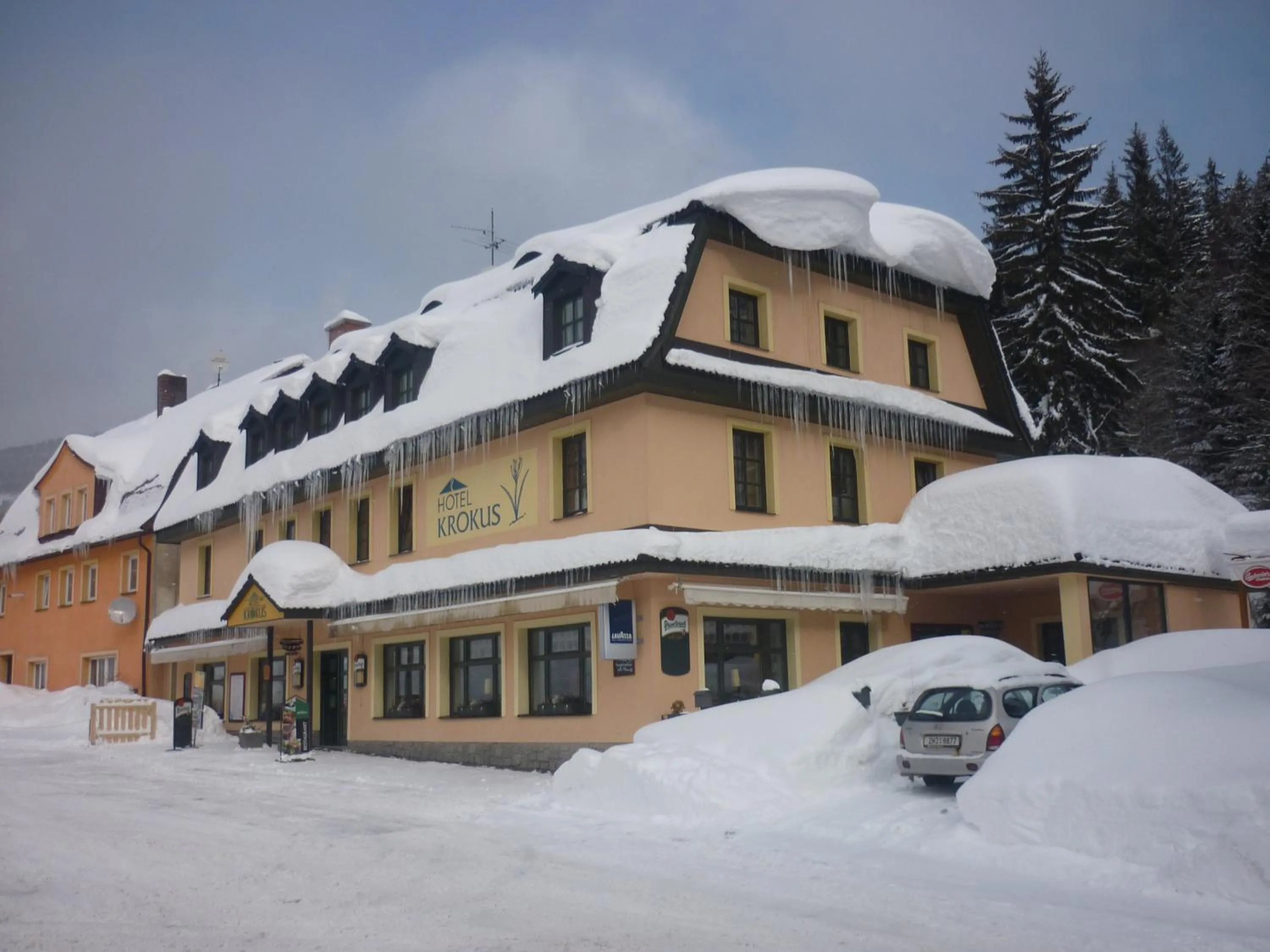 Facade/entrance in Hotel Krokus
