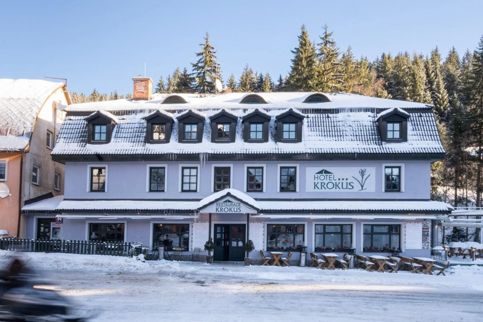 Property building in Hotel Krokus