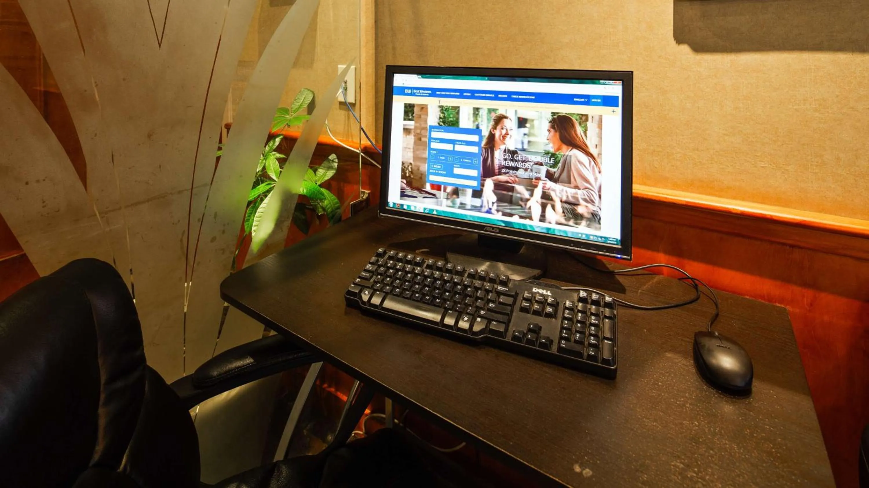 On site in Best Western Queens Court