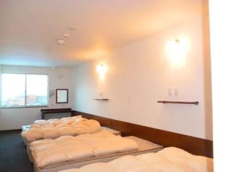 Bed in Hakodate Motomachi Hotel