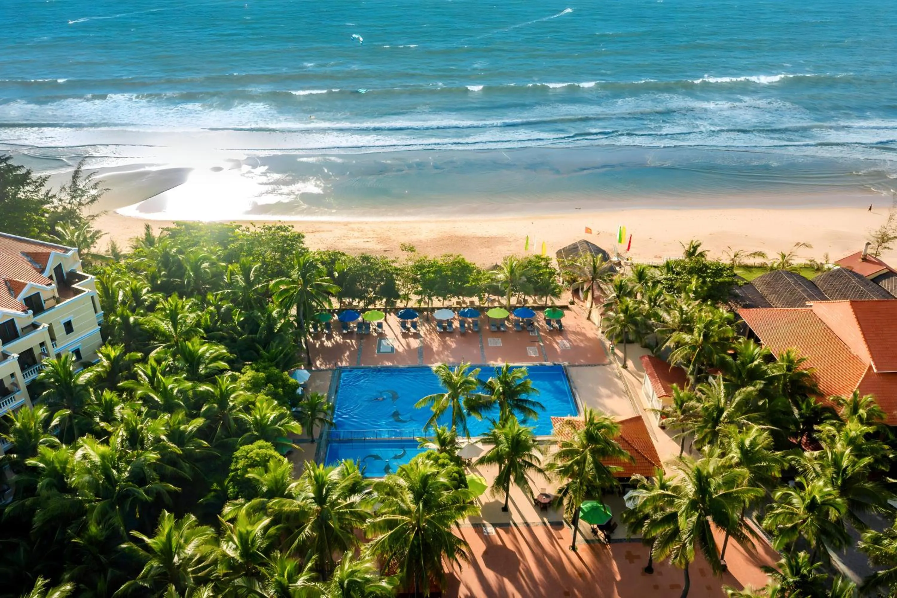 Bird's eye view in Sea Lion Beach Resort Mui Ne