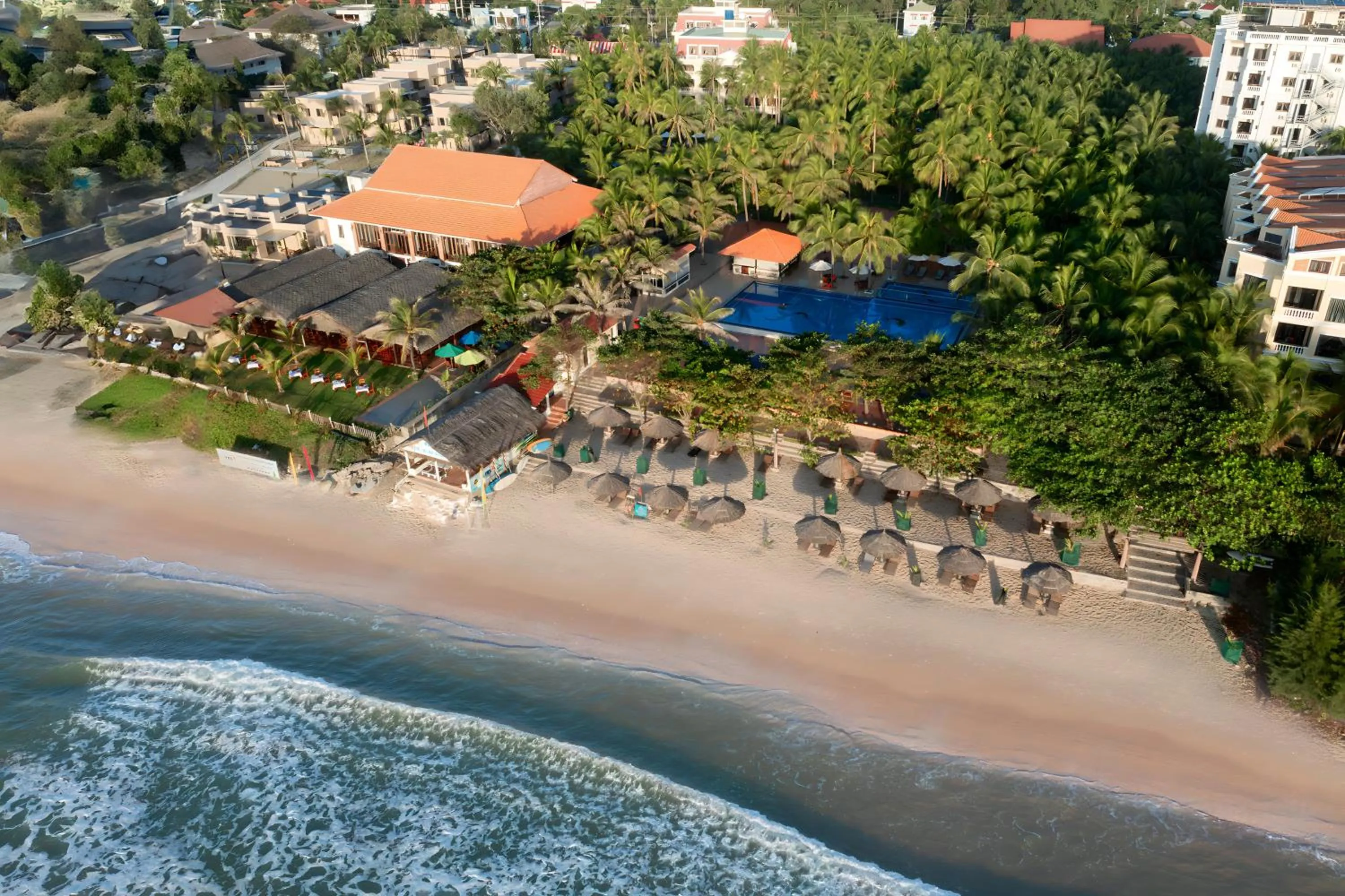 Bird's eye view in Sea Lion Beach Resort Mui Ne