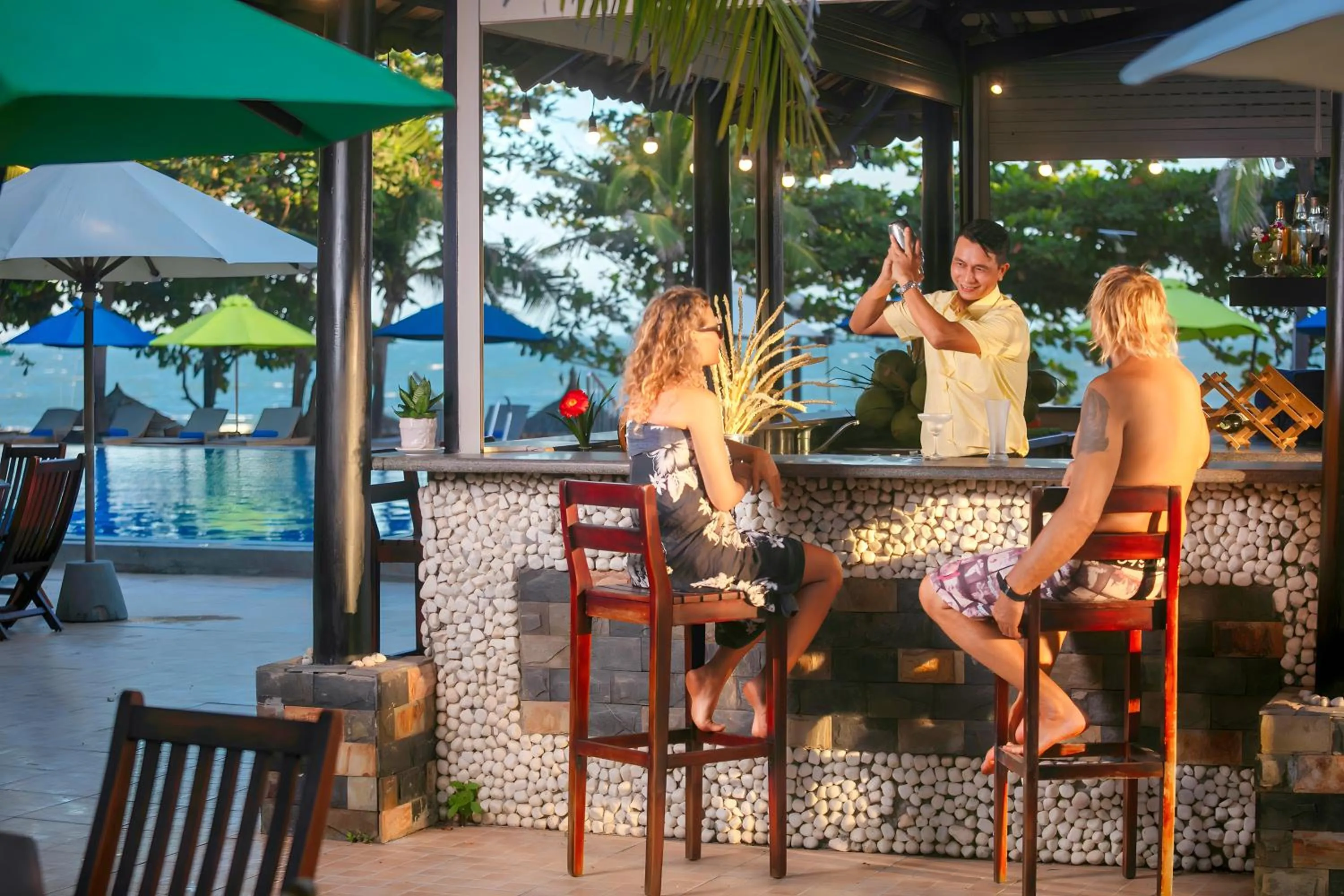 Lounge or bar in Sea Lion Beach Resort Mui Ne