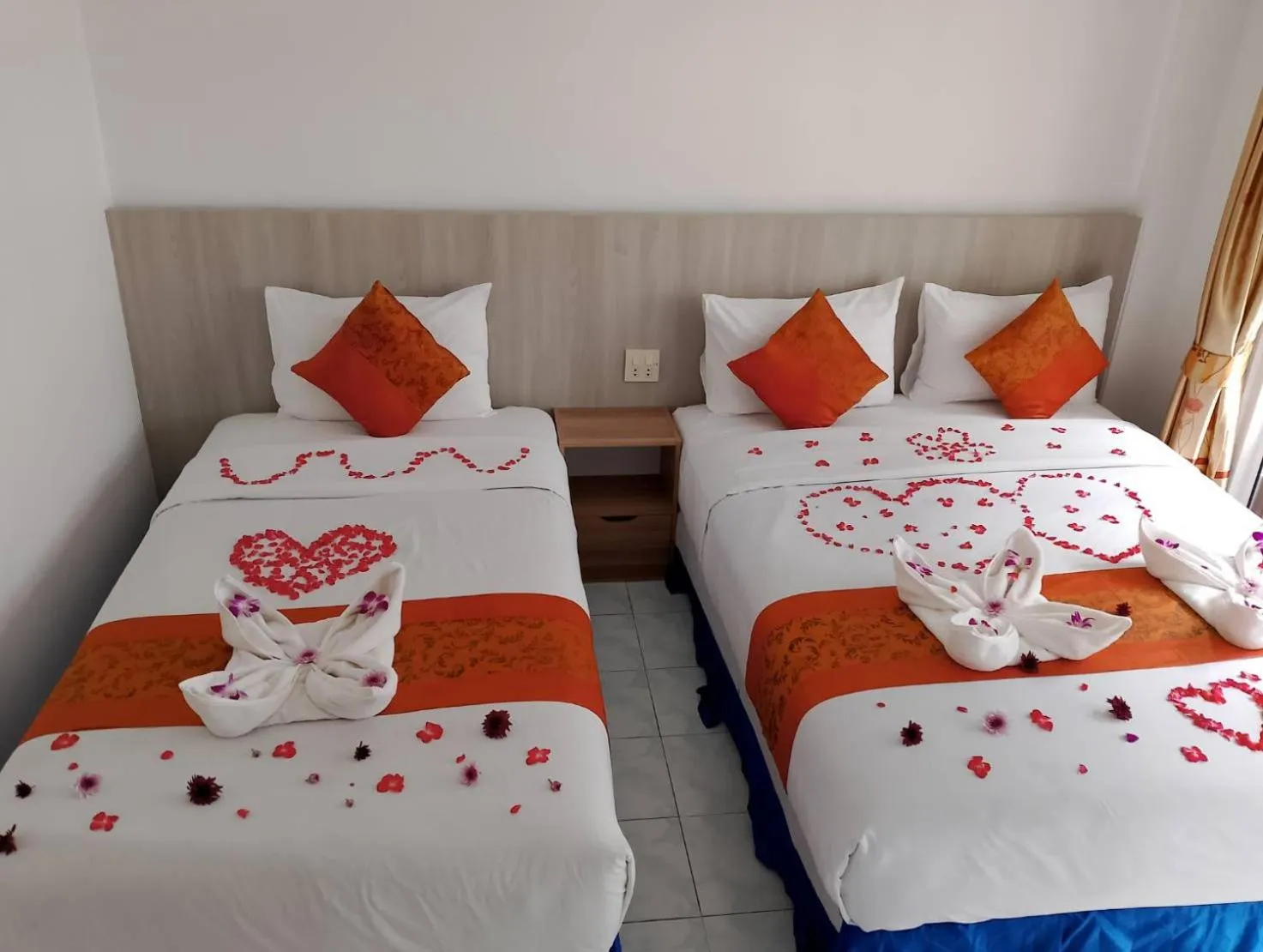 Bed in Aonang Village Resort