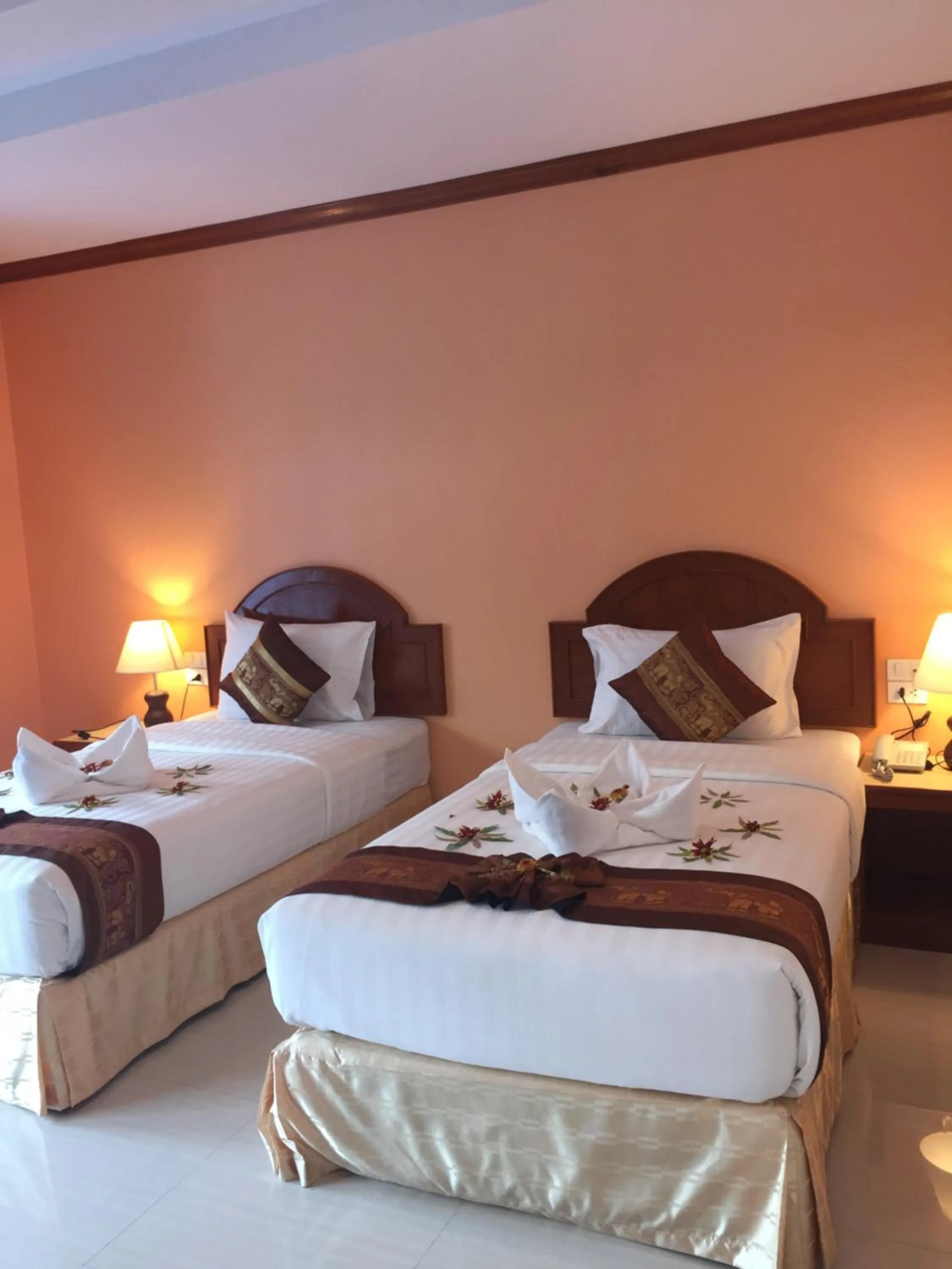 Bed in Aonang Village Resort