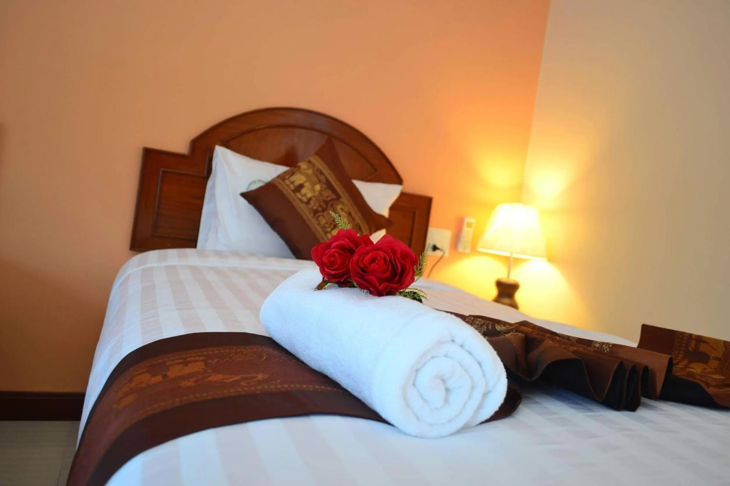 Bed in Aonang Village Resort