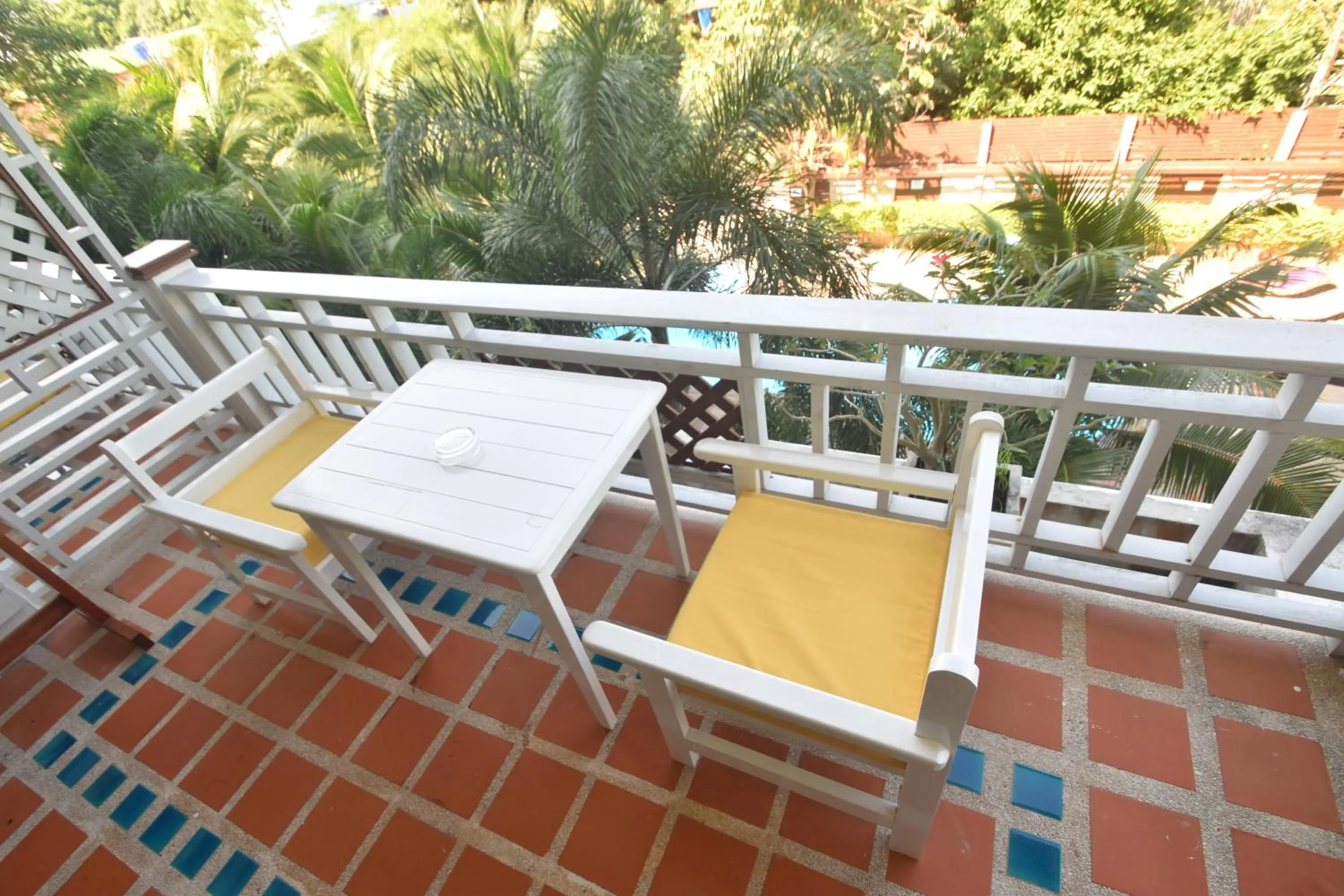 Balcony/Terrace in Simple Life Resort Koh Tao