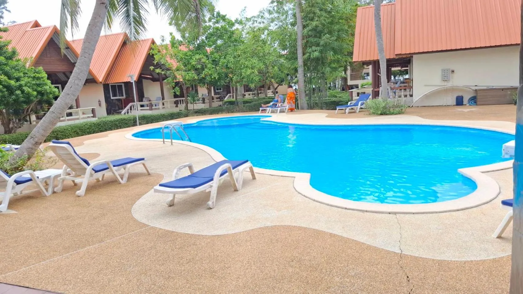 Pool view in Lanta Summer House 1