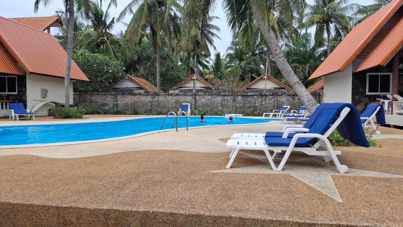 Pool view in Lanta Summer House 1