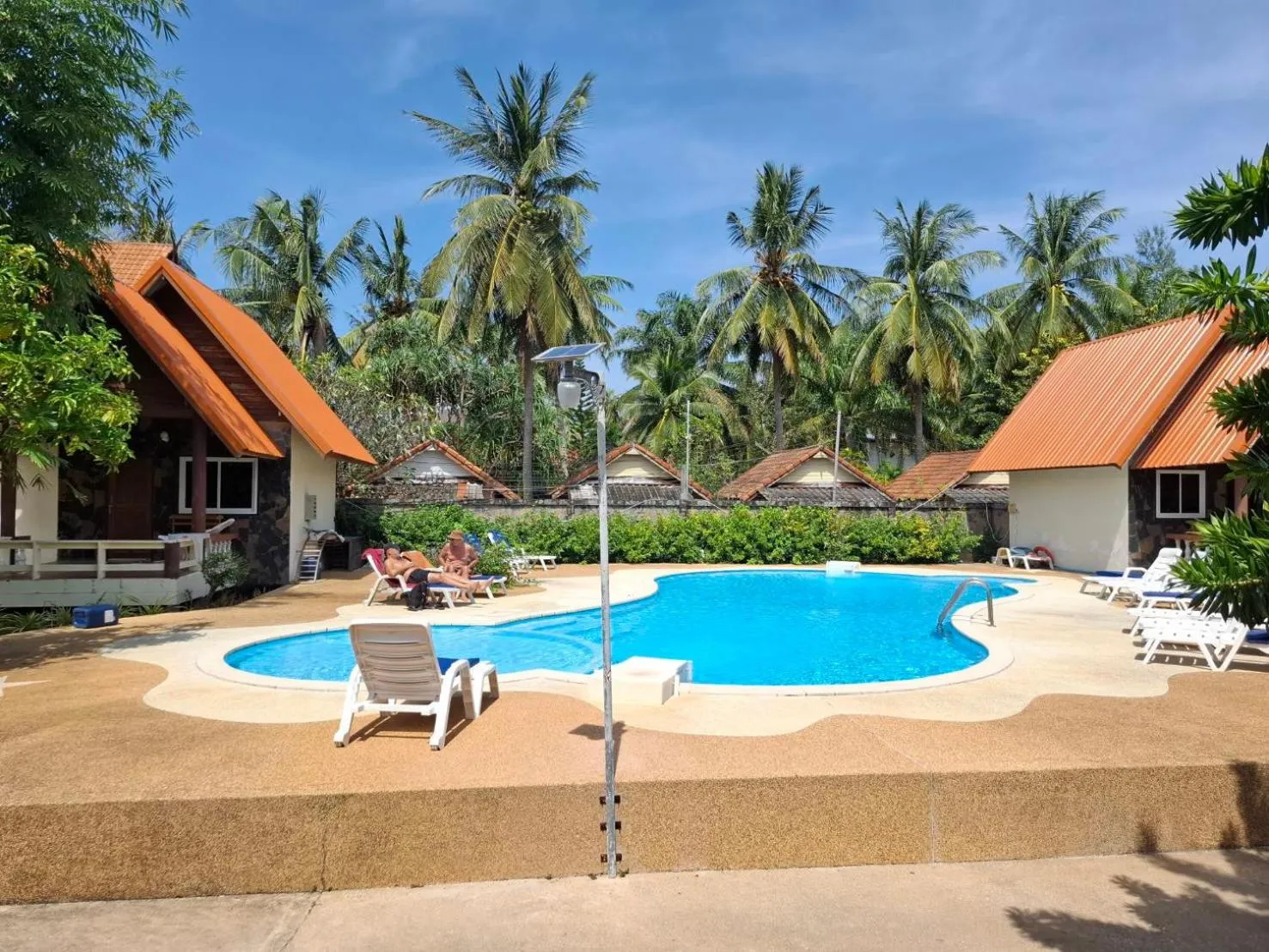 Swimming pool in Lanta Summer House 1