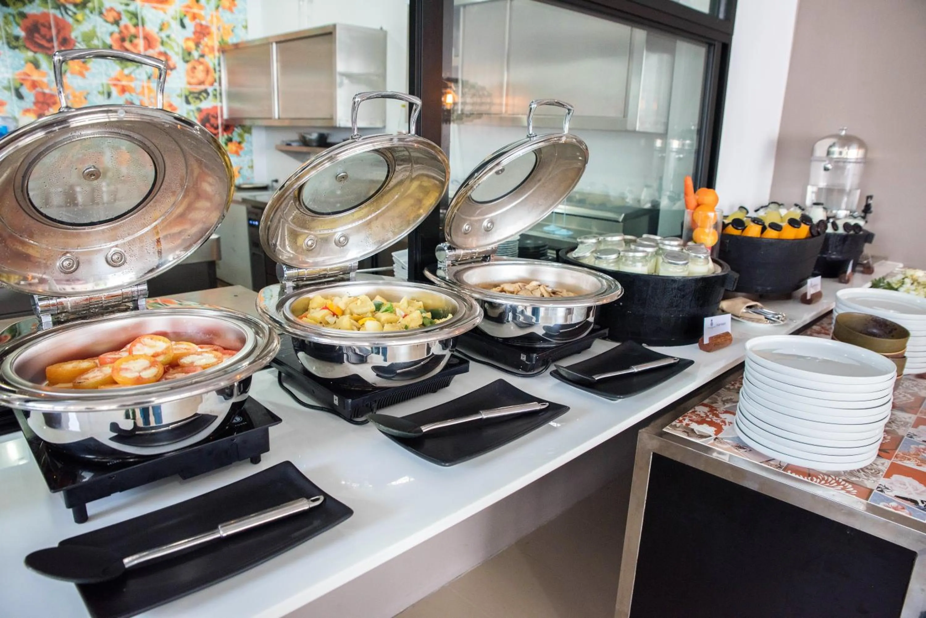 Continental breakfast in The Sunset Beach Resort & Spa, Taling Ngam, Ko Samui