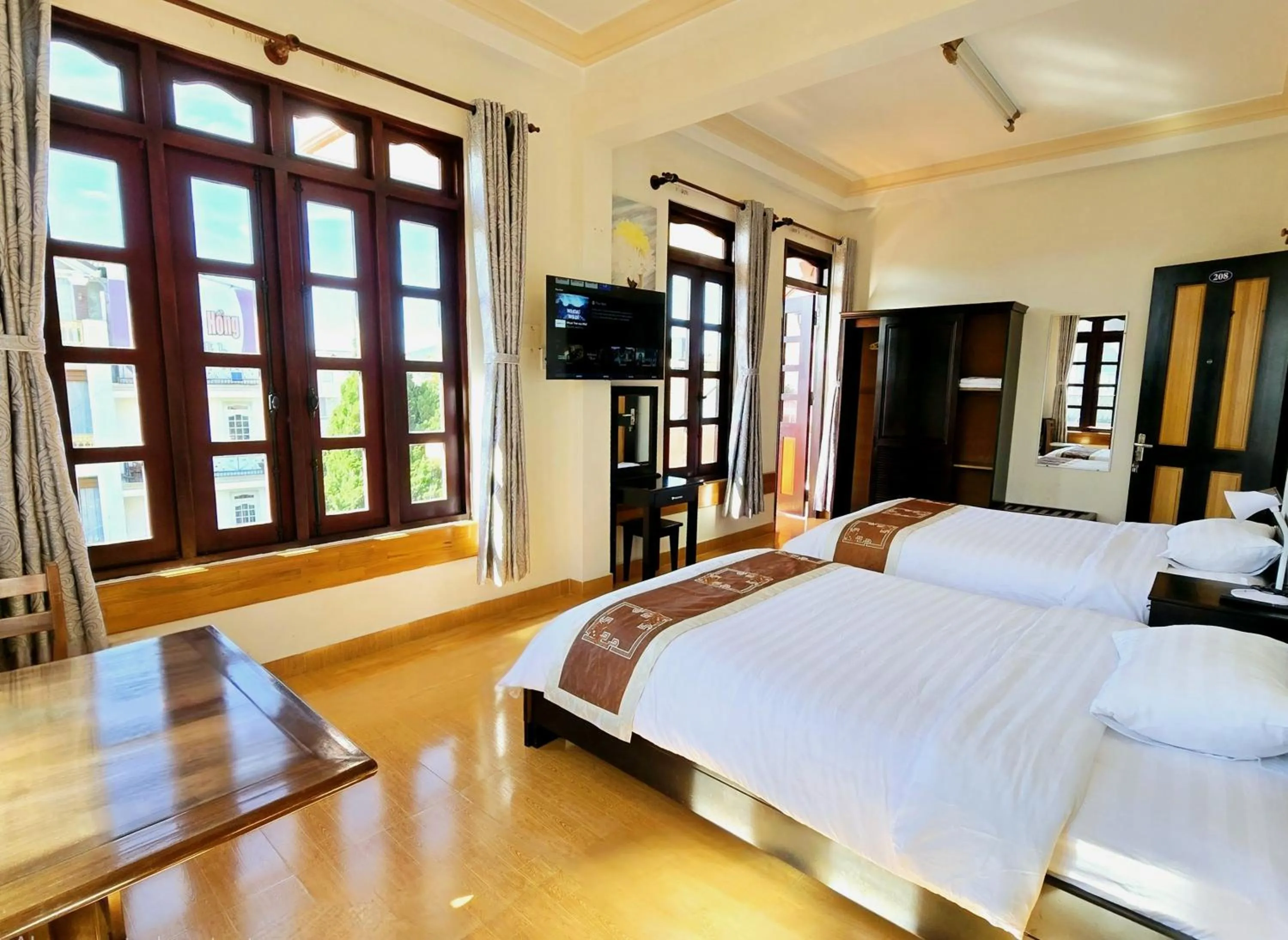 Bed in Villa Pink House