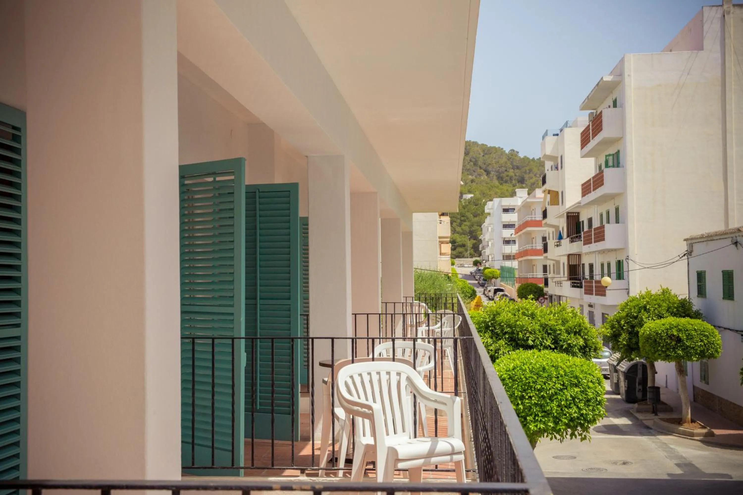 Balcony/Terrace in Hostal Sunset Ibiza