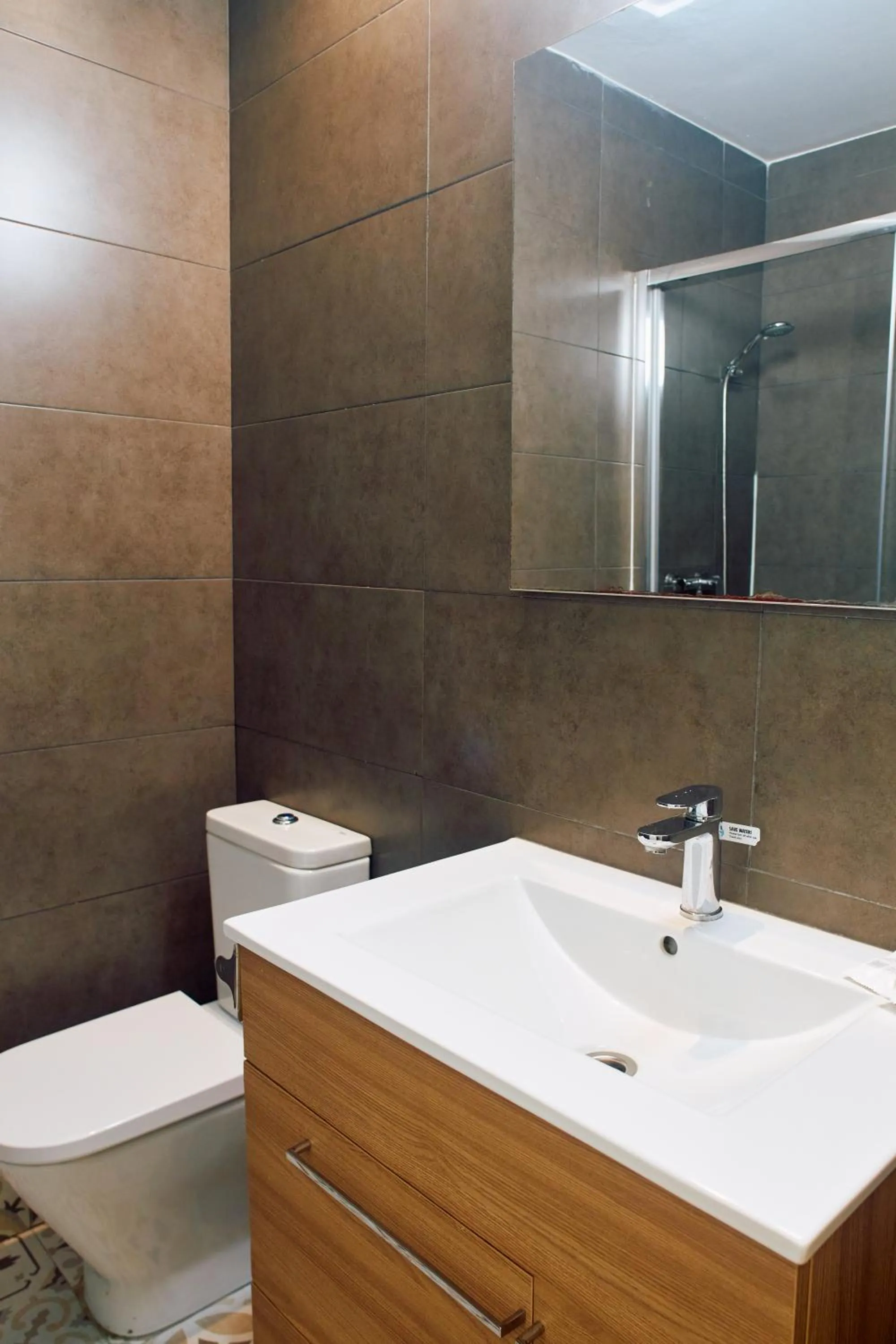 Toilet in Hostal Sunset Ibiza