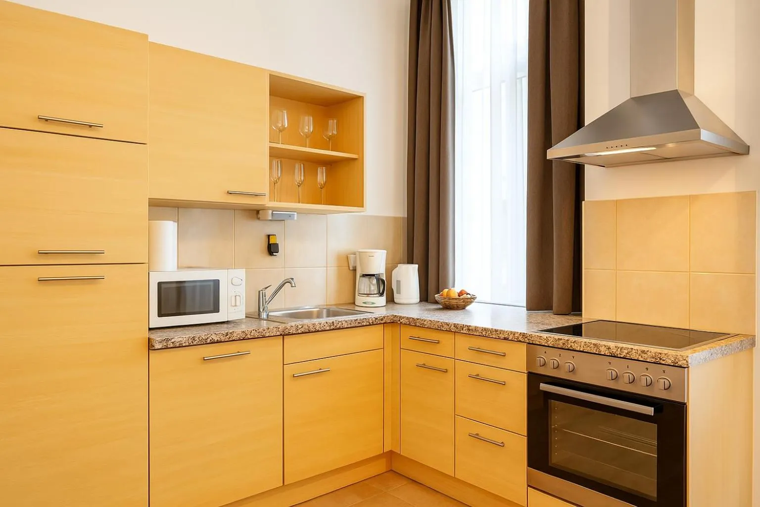 Kitchen or kitchenette in Made Inn Budapest