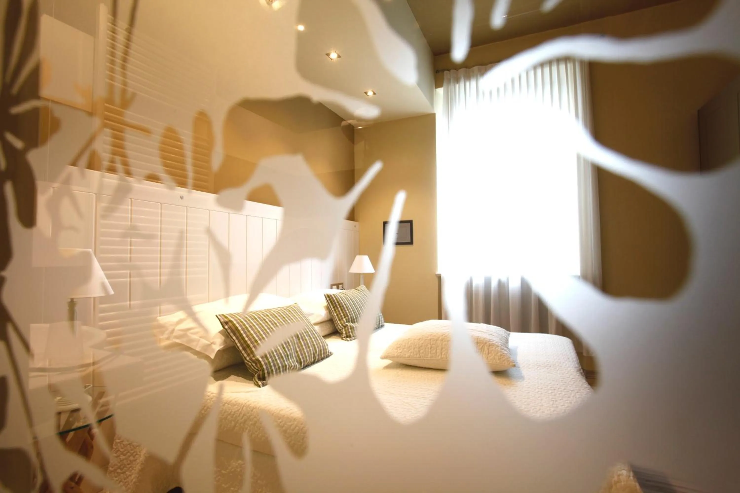 Decorative detail, Bed in Hotel Liberty