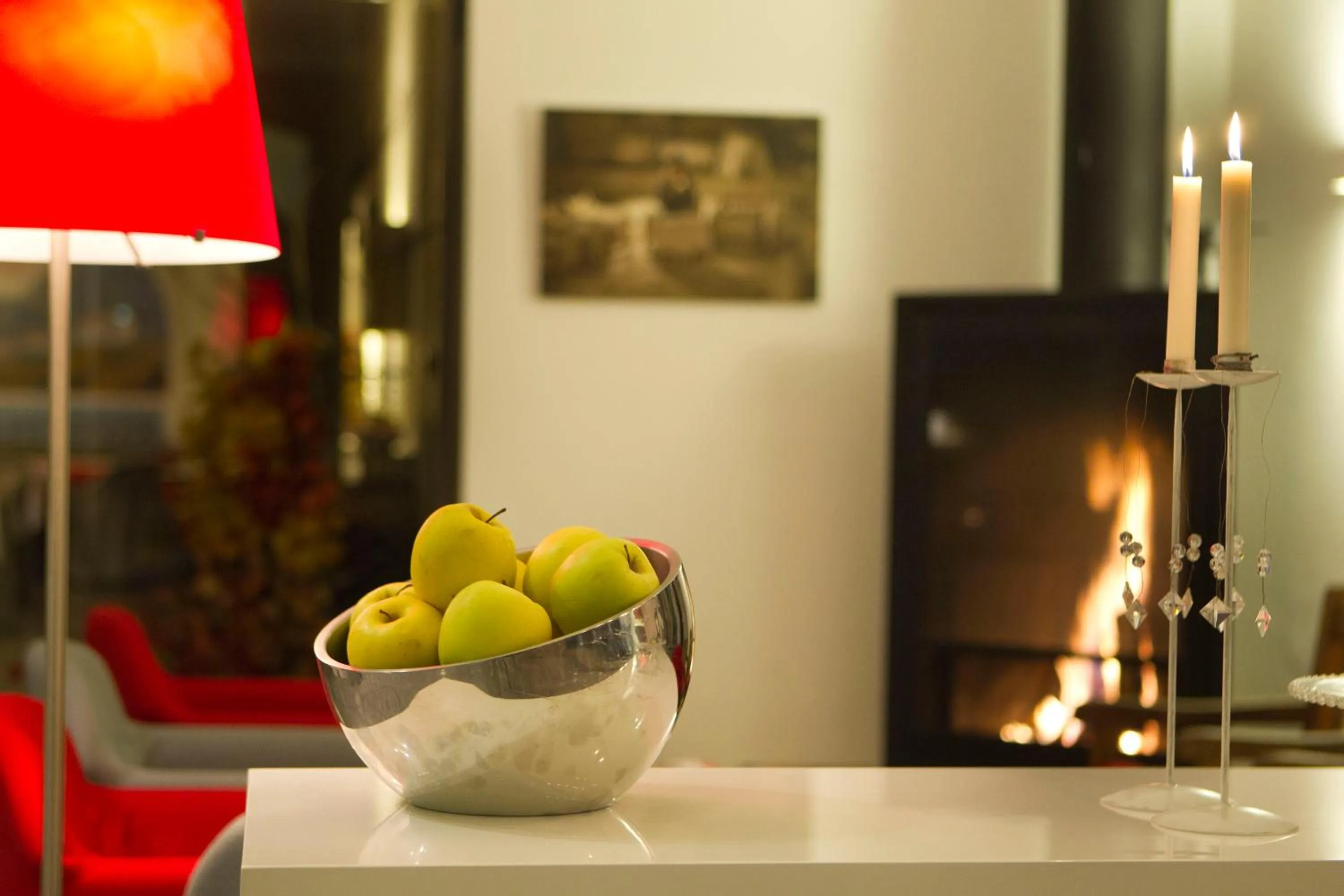 Communal lounge/ TV room in Hotel Liberty