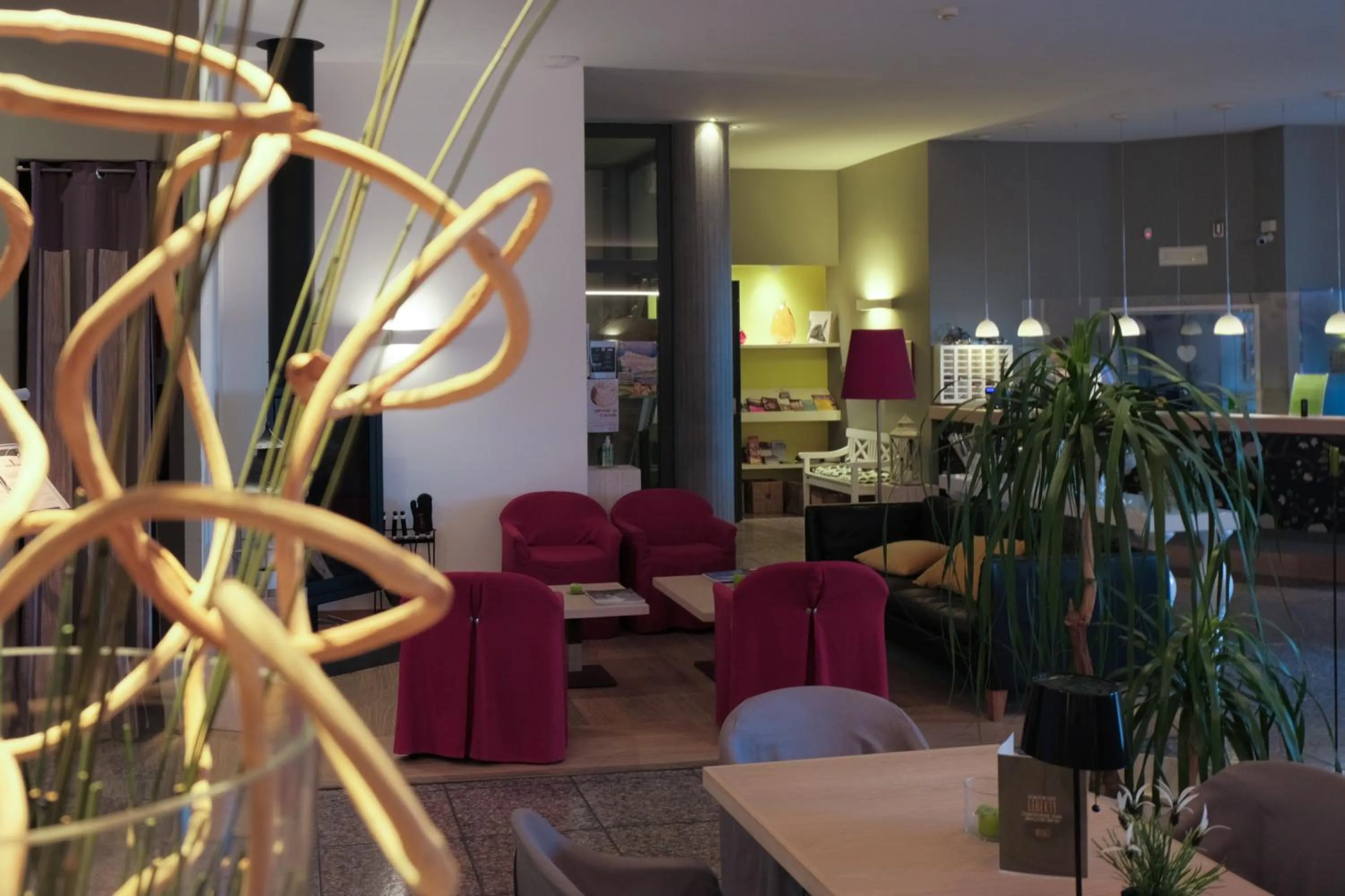 Communal lounge/ TV room in Hotel Liberty