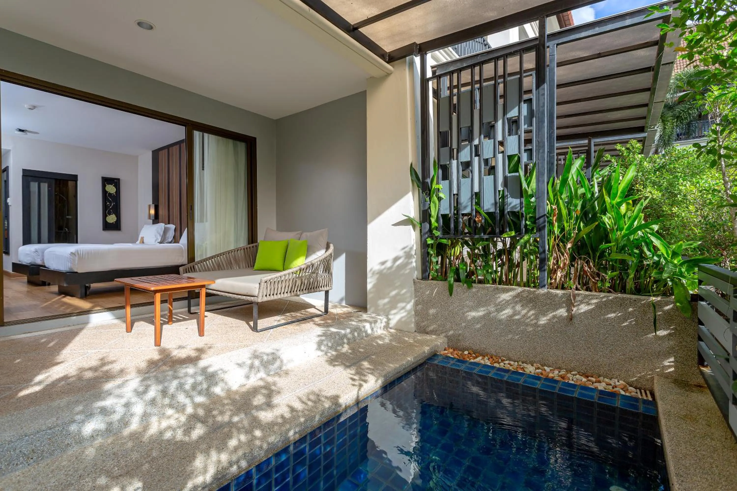 Bed in Deevana Patong Resort & Spa