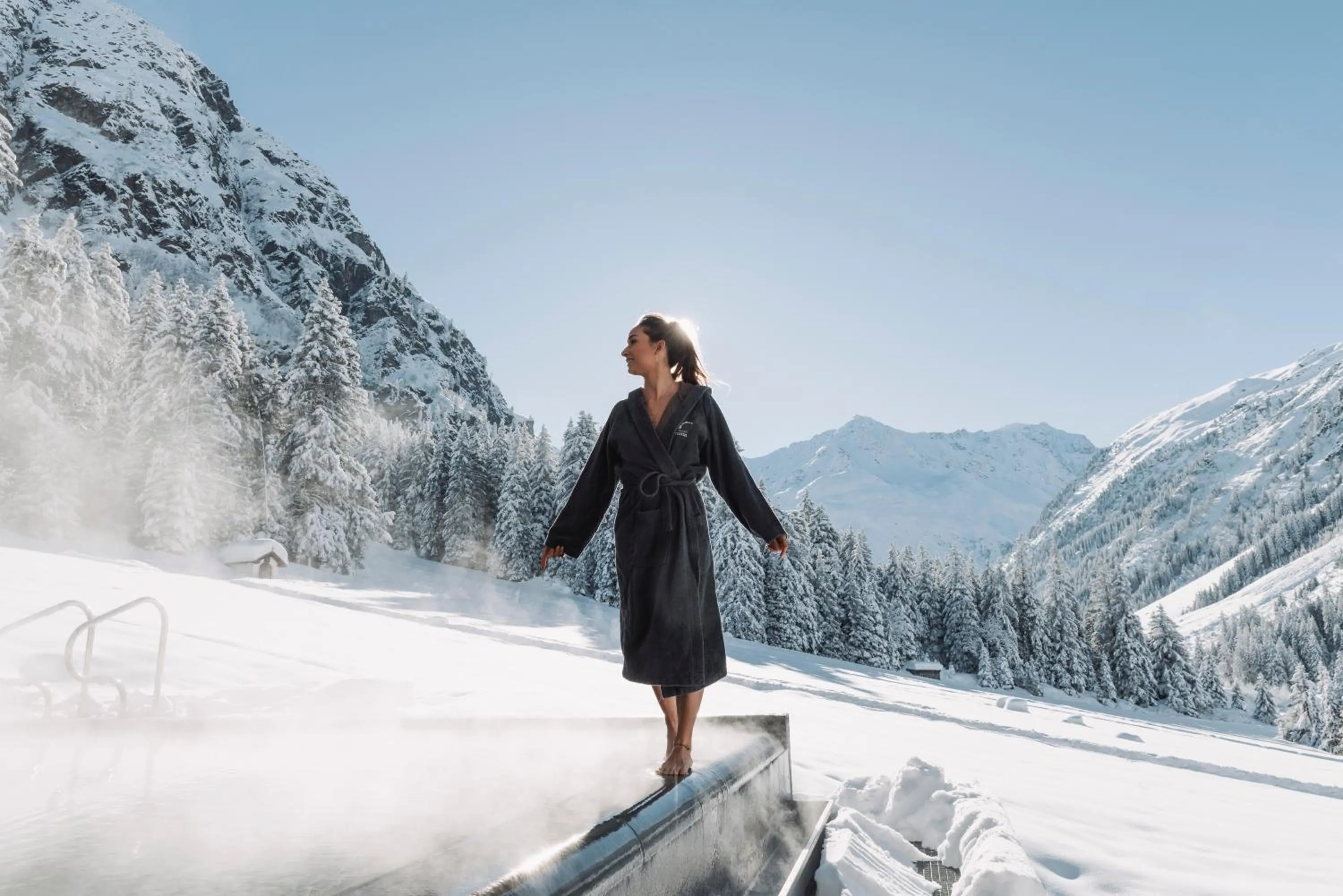 Swimming pool in Alpine Resort Sportalm