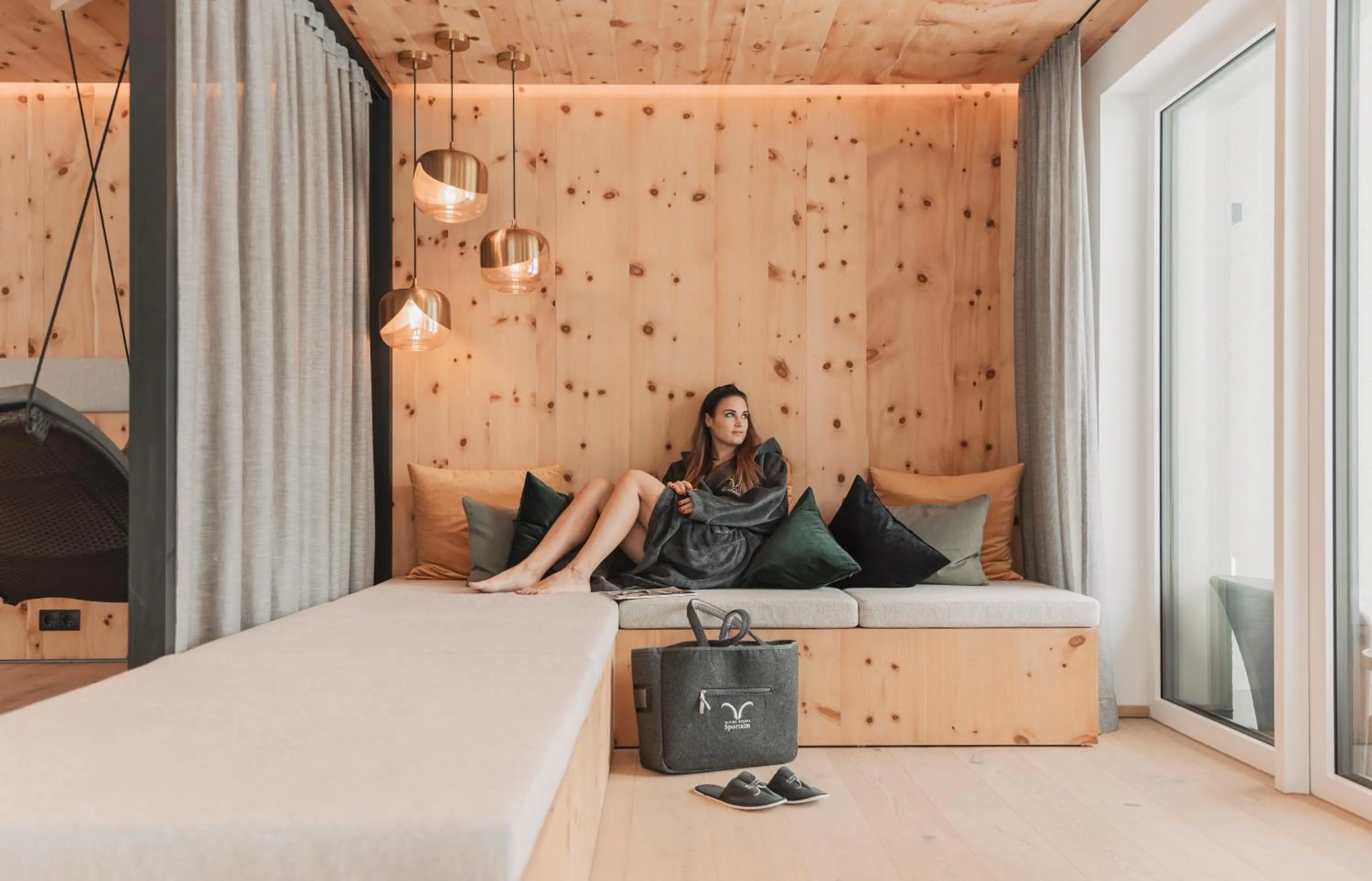 Spa and wellness centre/facilities, Bed in Alpine Resort Sportalm