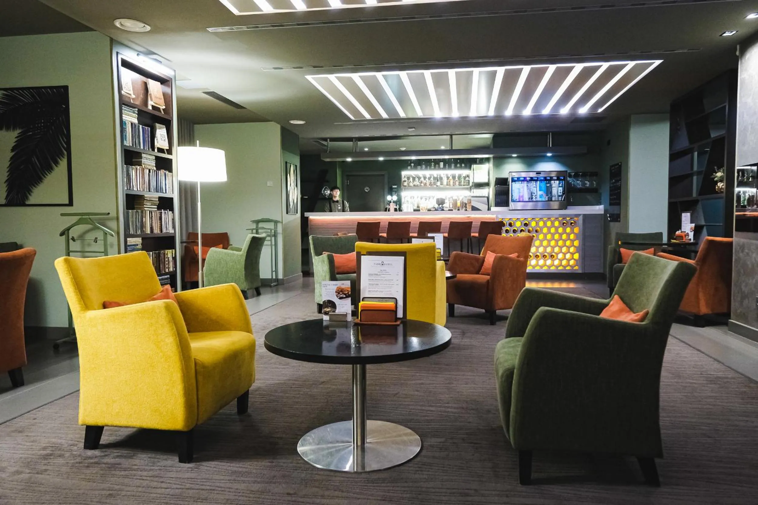 Lobby or reception in Park Hotel Almaty