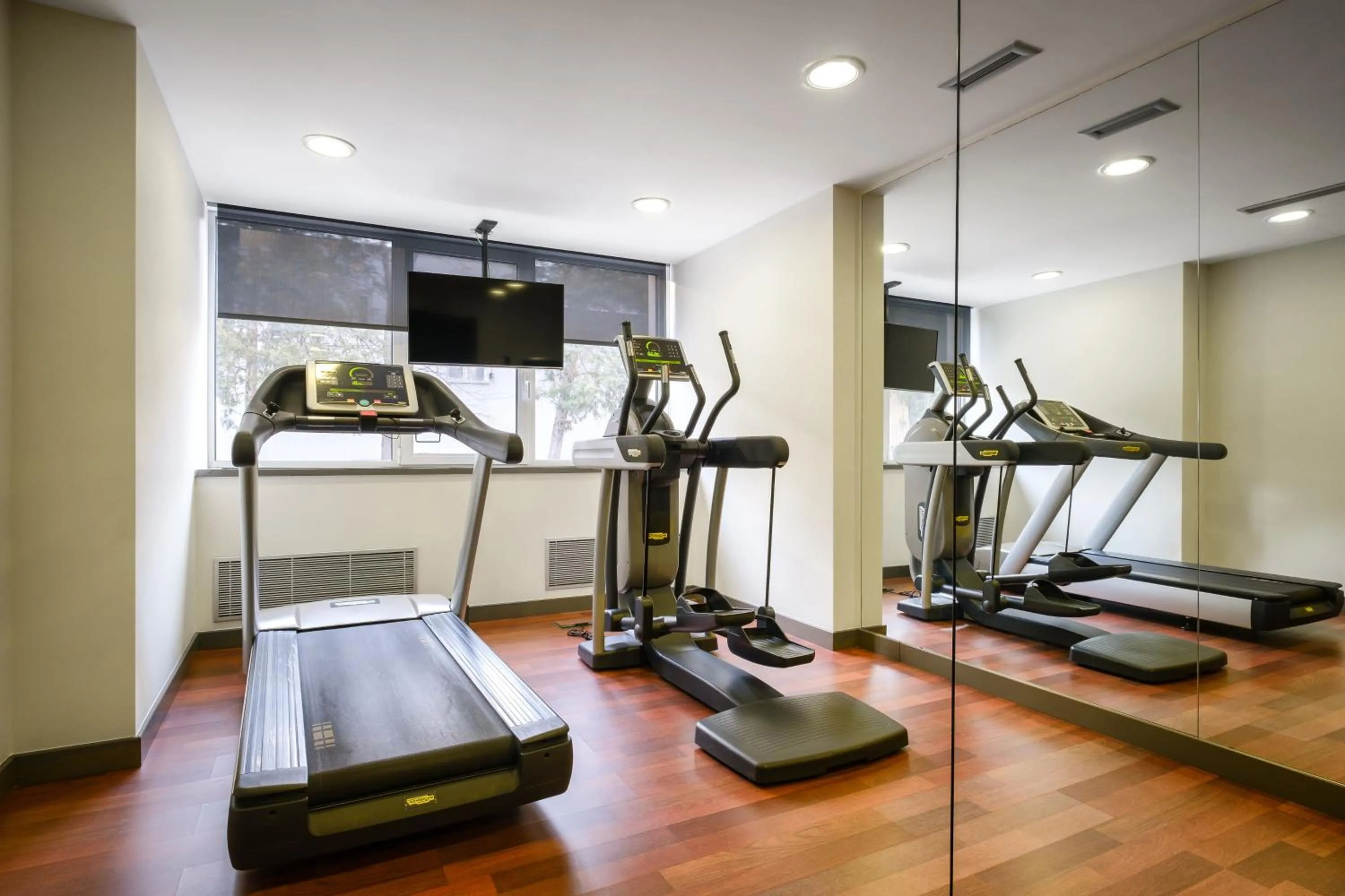 Fitness centre/facilities in Park Hotel Almaty