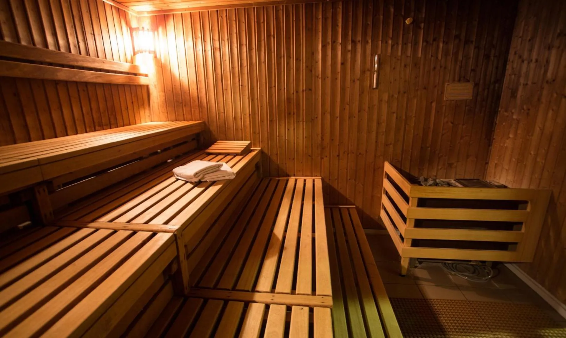 Sauna in Saint George Palace Aparthotel