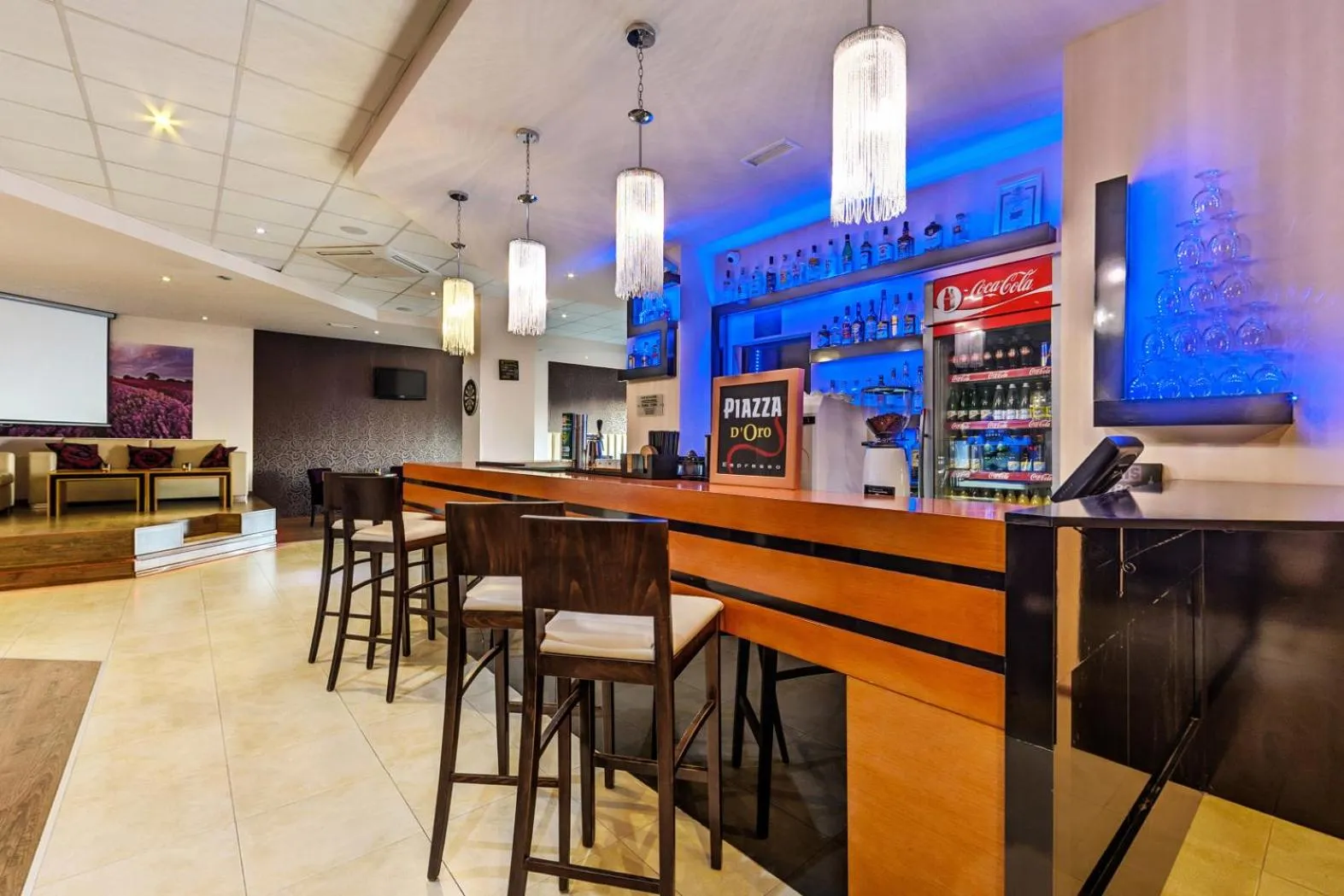 Lounge or bar in Saint George Palace Aparthotel