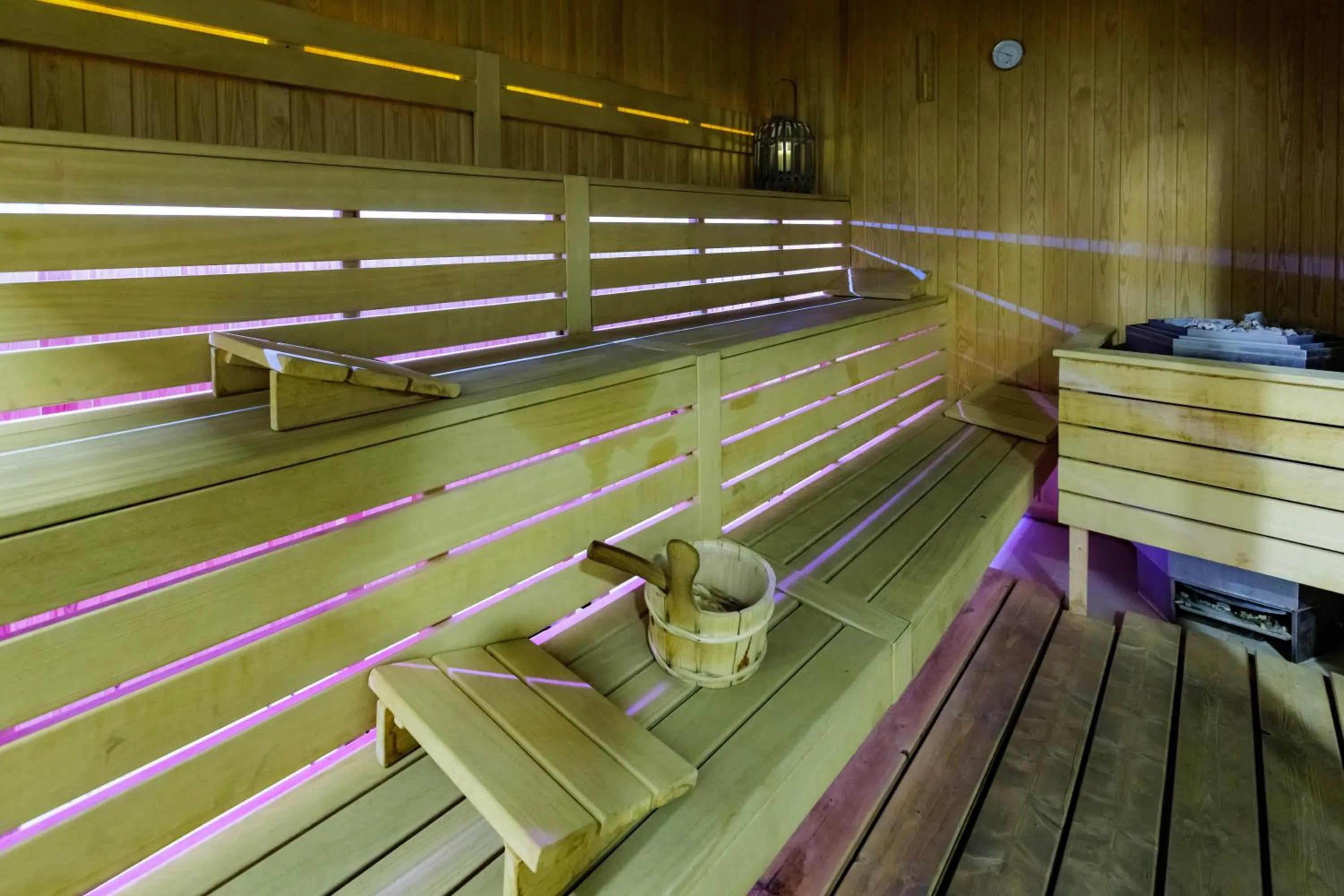 Sauna in Saint George Palace Aparthotel