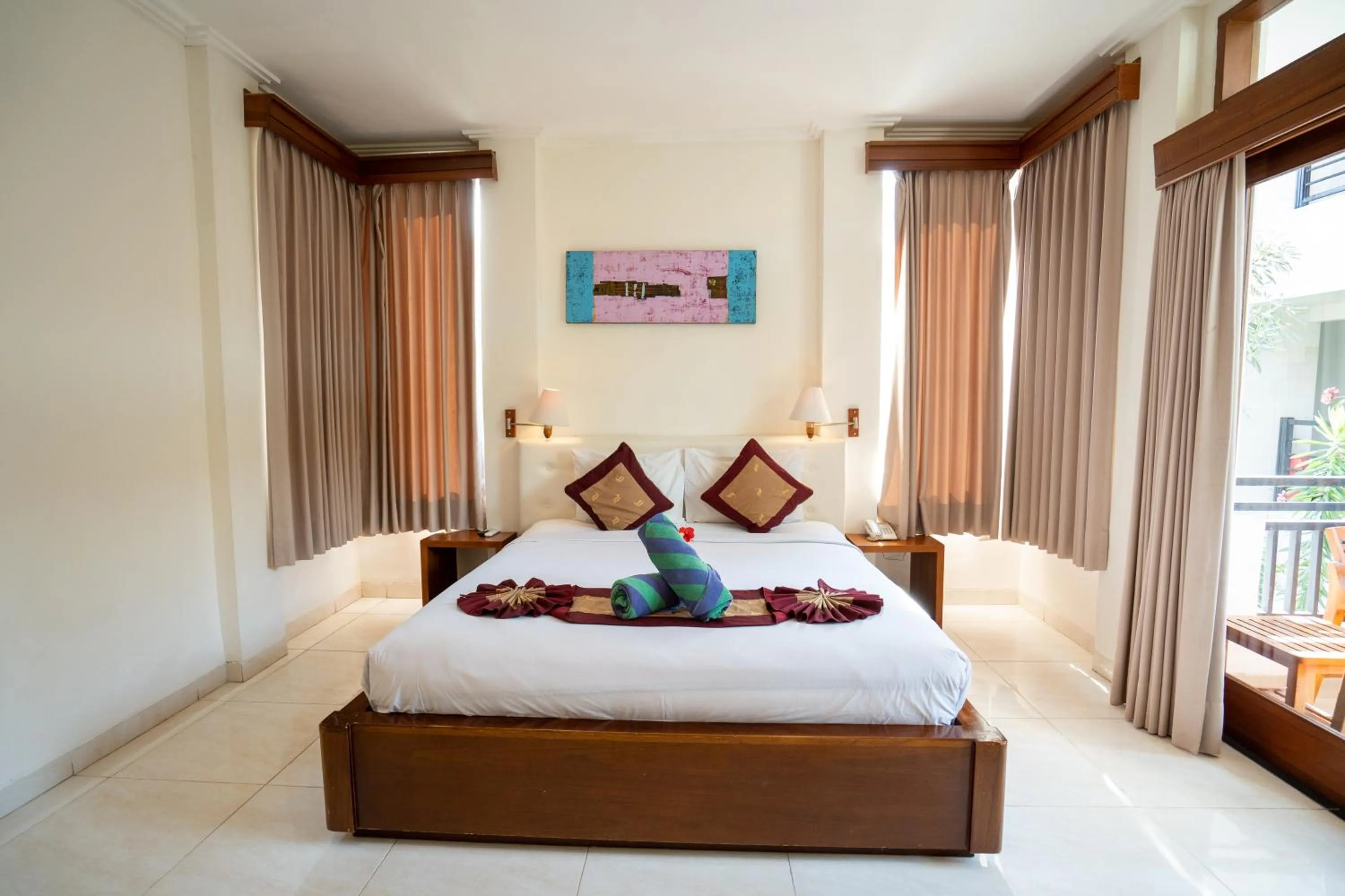 Bed in Baleka Resort & Spa