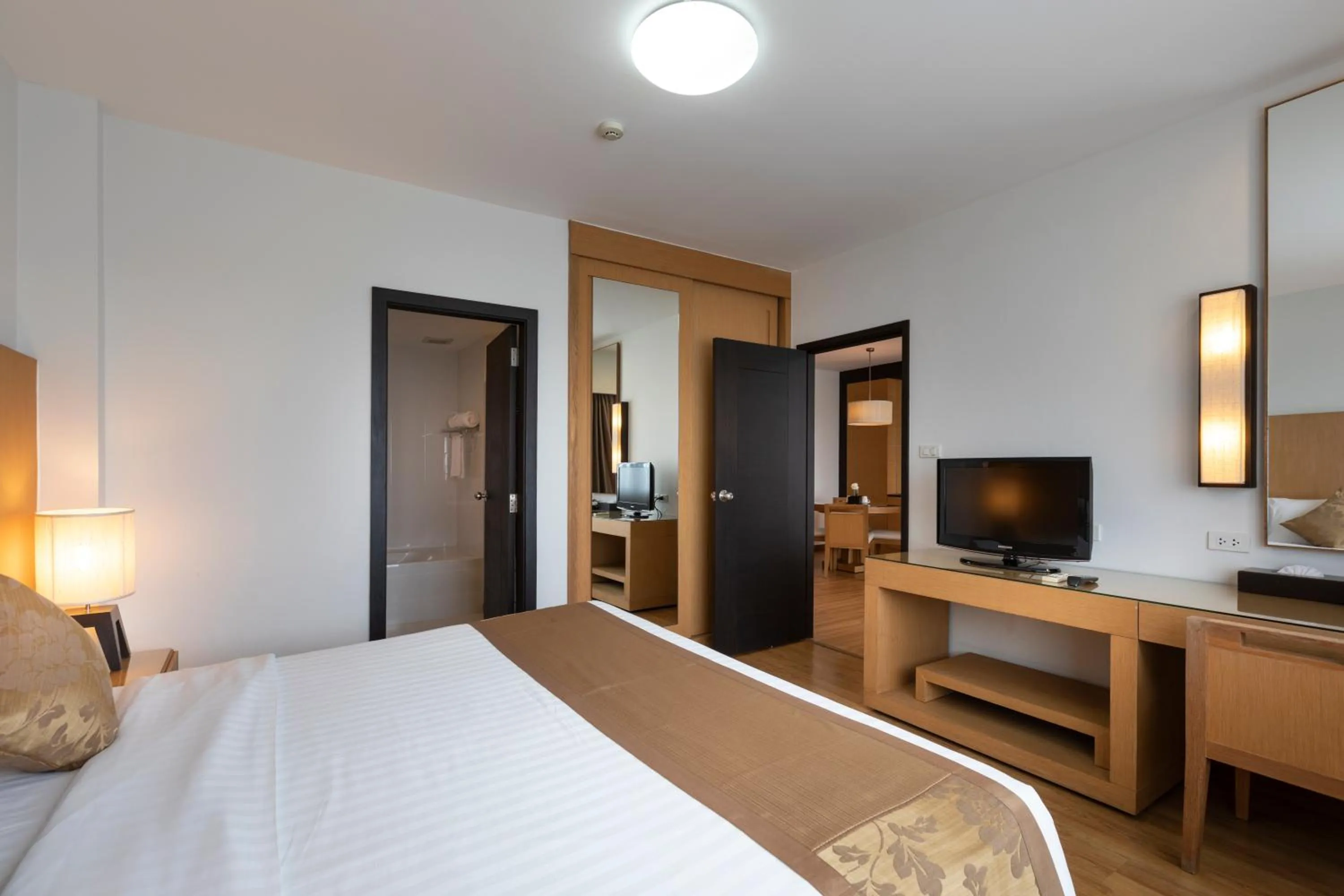 Bed in Kantary Hotel Kabinburi