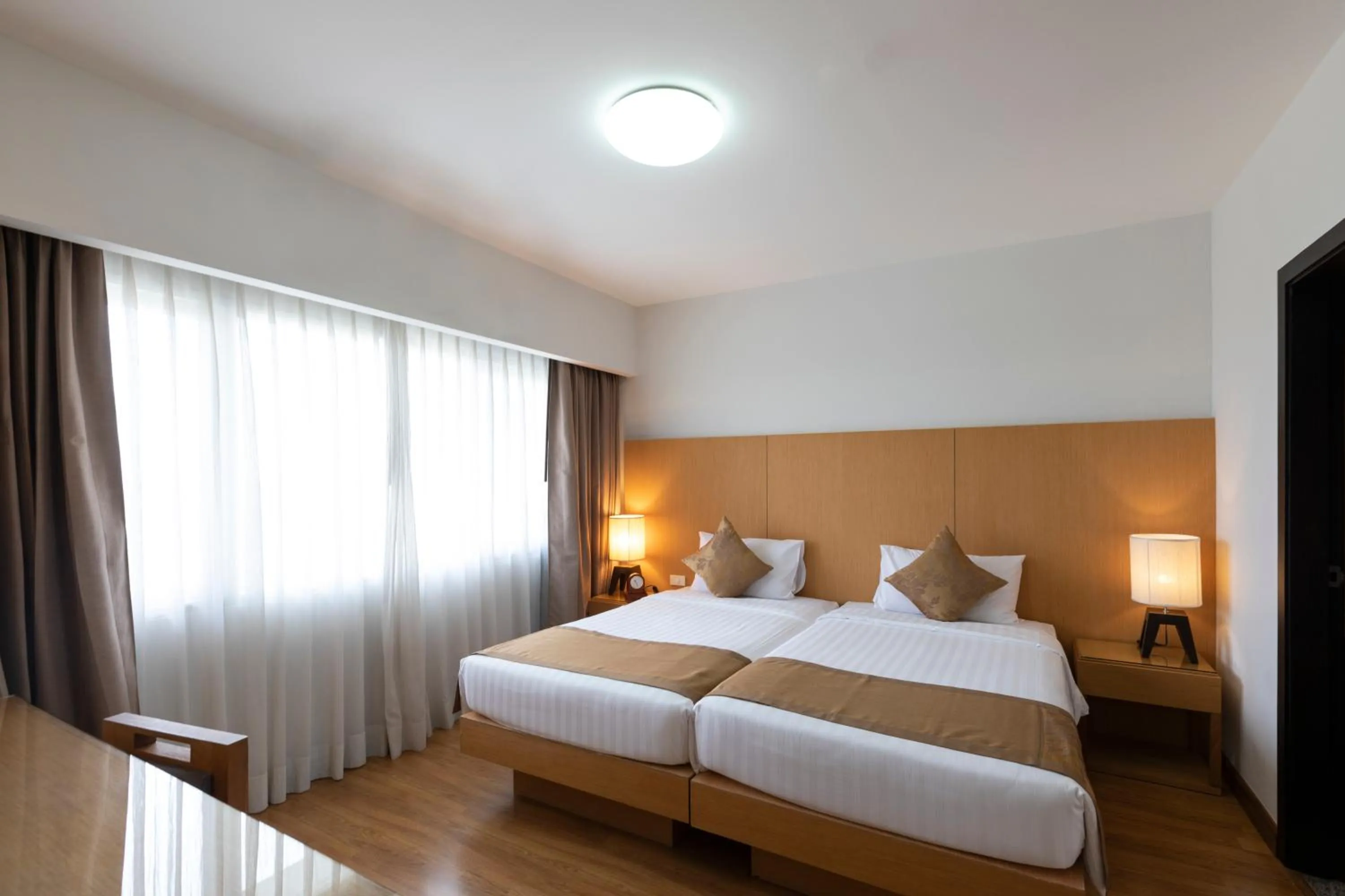 Bed in Kantary Hotel Kabinburi