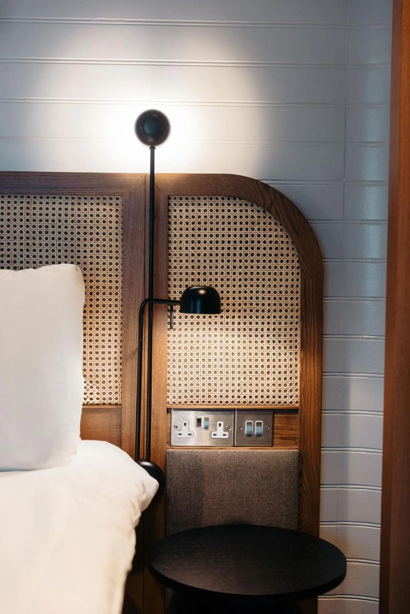 Decorative detail, Bed in Leicester House Hotel